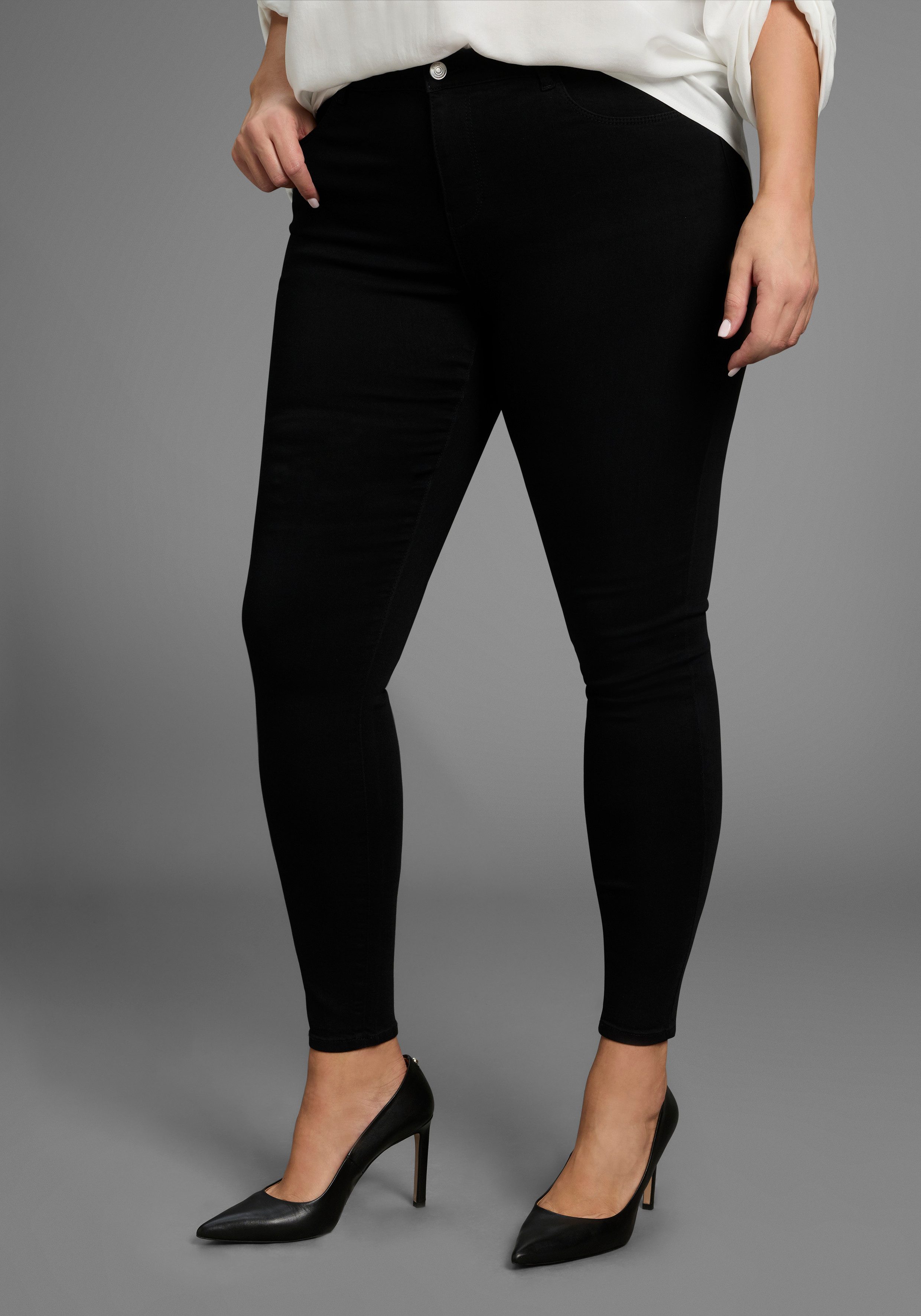 ONLY CARMAKOMA Skinny-fit-Jeans CARTHUNDER PUSH UP günstig online kaufen