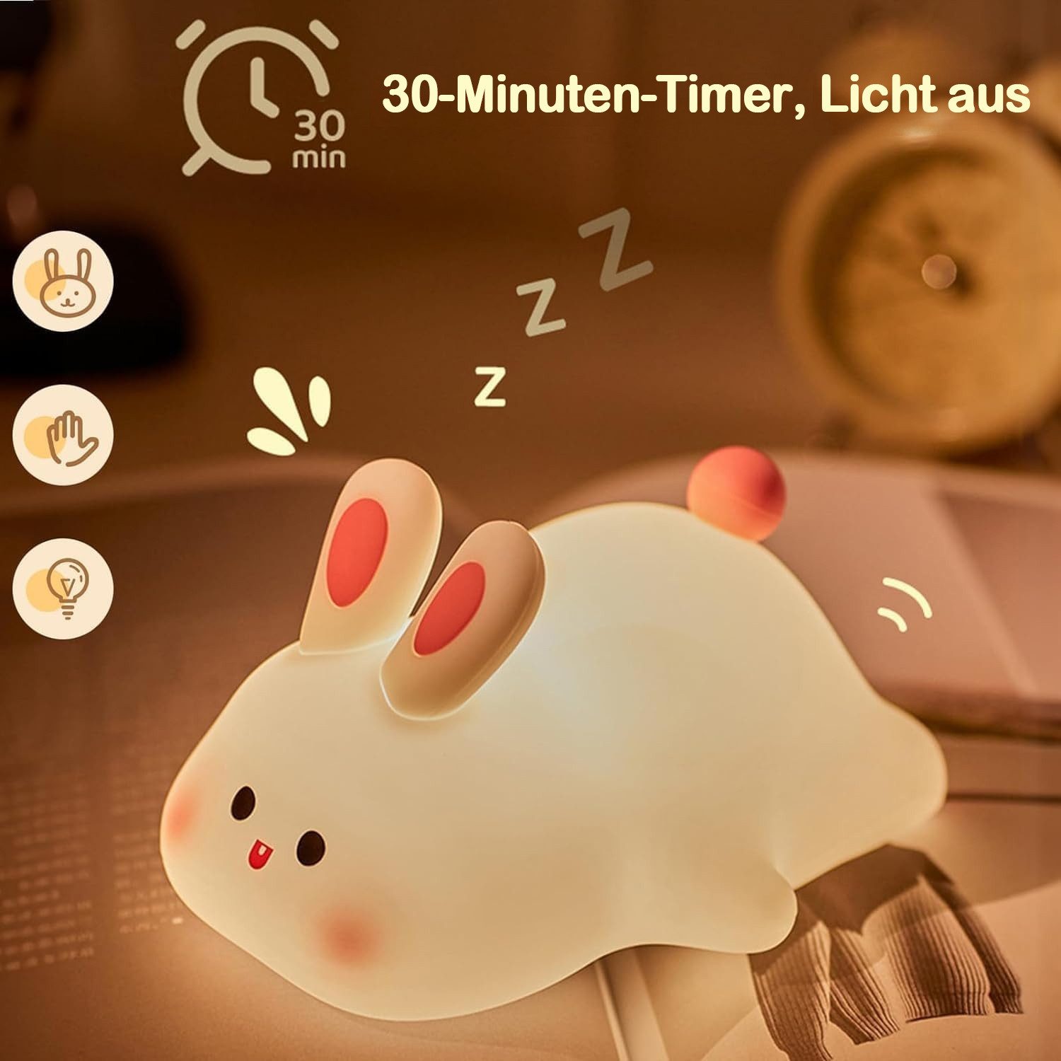 Fanttik LED Nachtlicht für Kinder Nachttischlampe günstig online kaufen