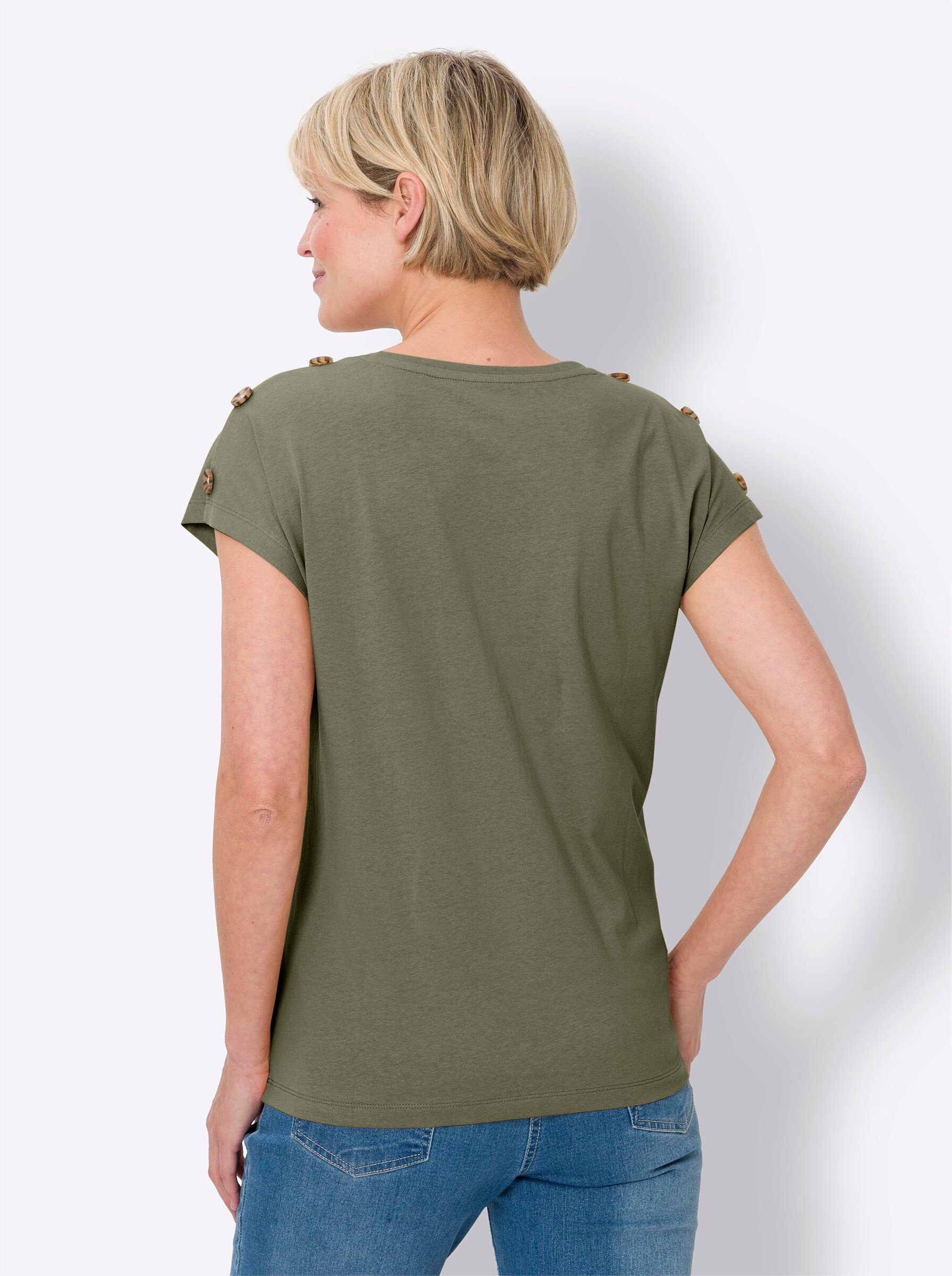 Sieh an! T-Shirt Kurzarm-Shirt Extra kurz günstig online kaufen