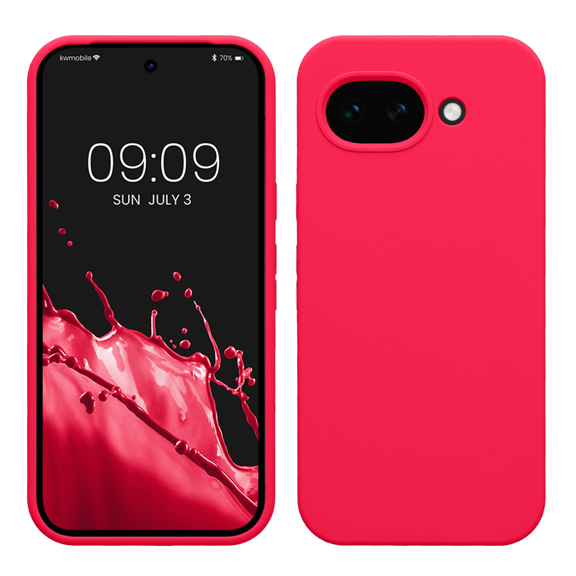 kwmobile Smartphone-Hülle Handyhülle für Google Pixel 10a Hülle, Weiches Handy Silikon Case - Schutzhülle Cover