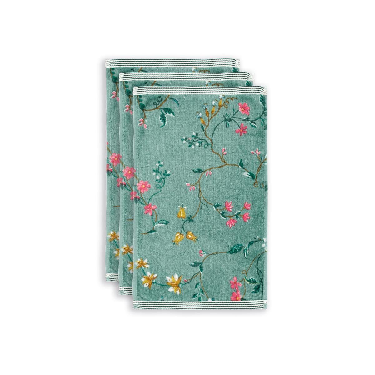 PiP Studio Gästehandtücher Pip Studio, 3er-Set Gästehandtuch, Les Fleurs, 3 günstig online kaufen