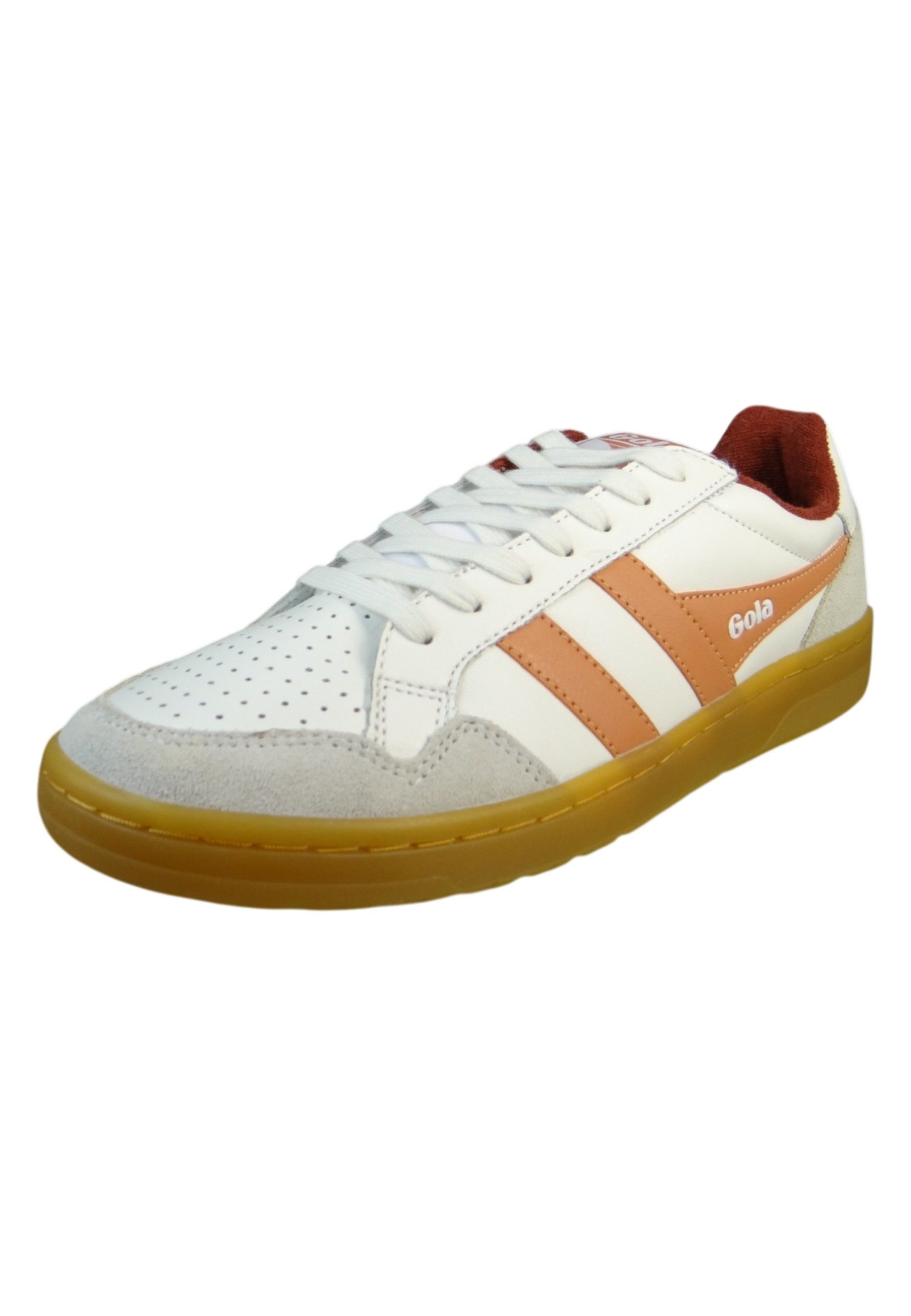 Gola CLB572 HU White/Terracotta/Red Ochre/Gum Sneaker