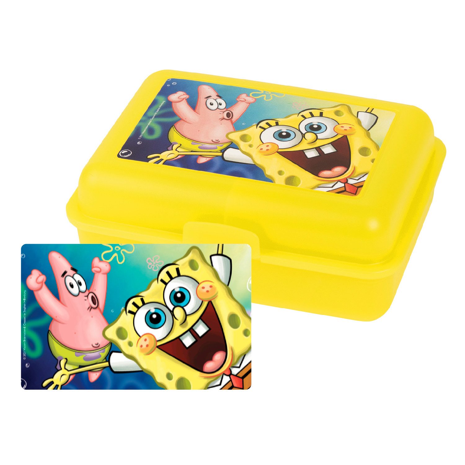 United Labels® Lunchbox Spongebob Schwammkopf - Spongebob und Patrick, Kunststoff (PP)