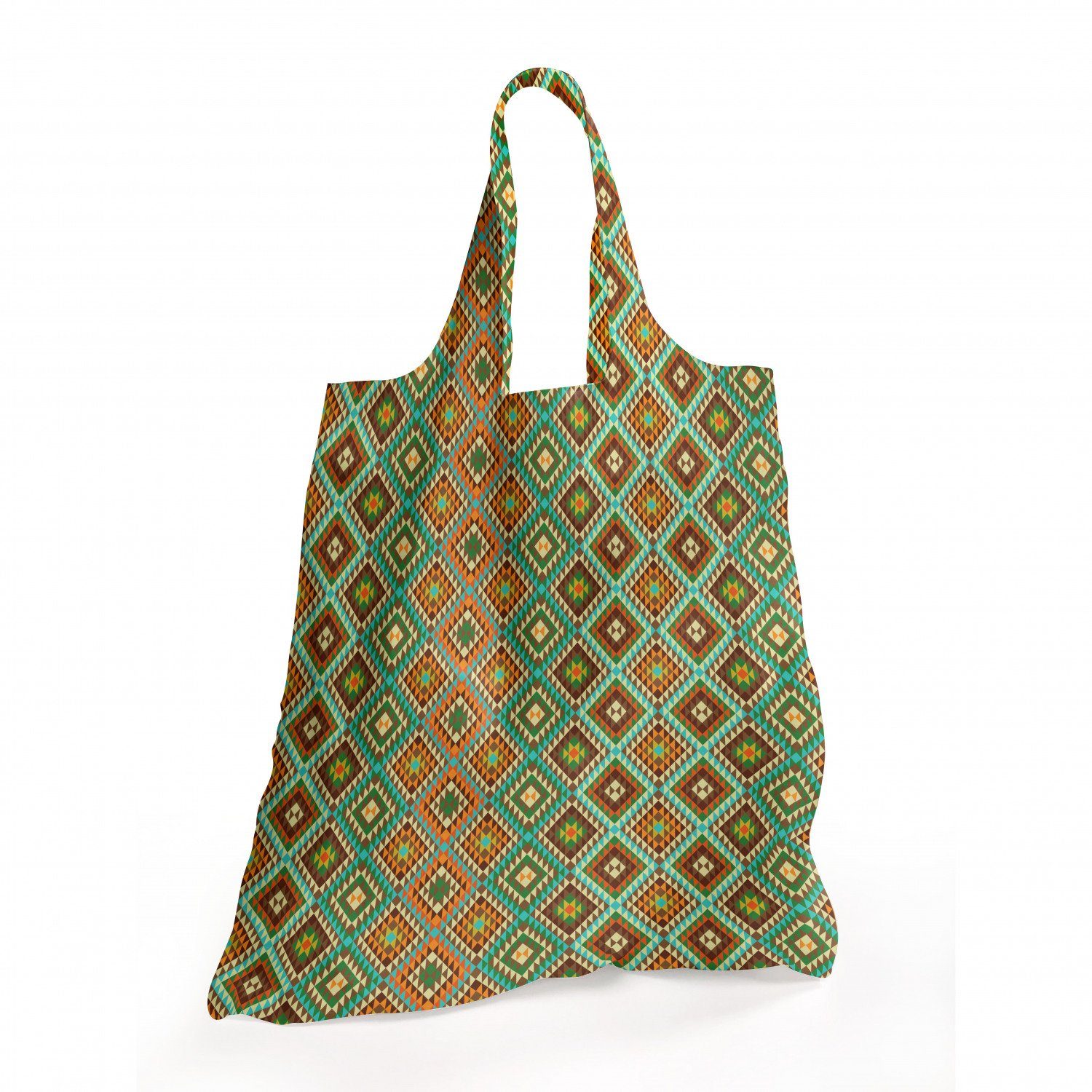 Damen Alle Damentaschen Abakuhaus Tragetasche Praktische Einkaufstaschen Umweltfreundliche Wiederverwendbare, Erdfarben Retro Fo