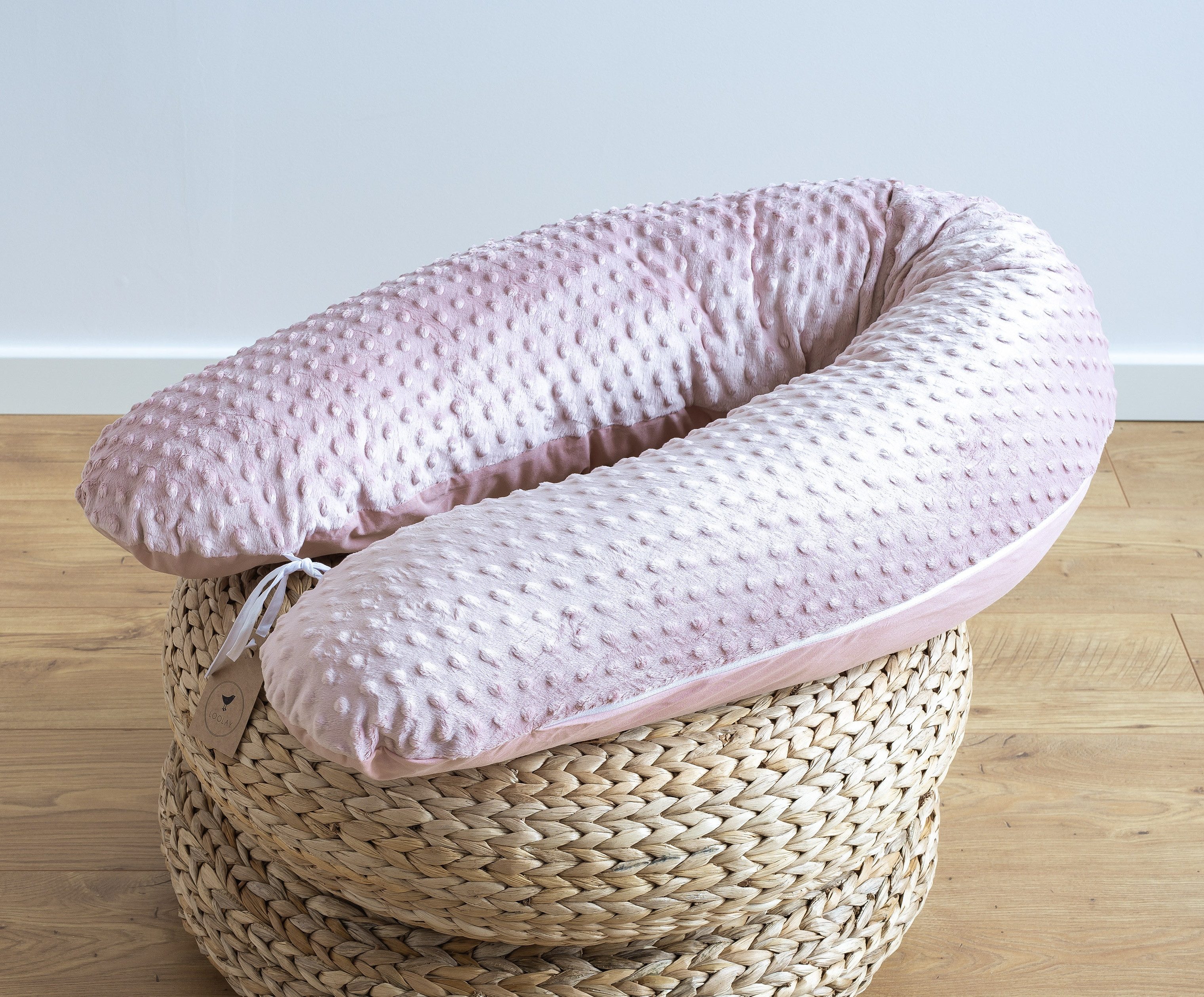 Loolay Stillkissen ROSE Baumwolle/ MINKY Schwangerschaftskissen Stillkissen günstig online kaufen