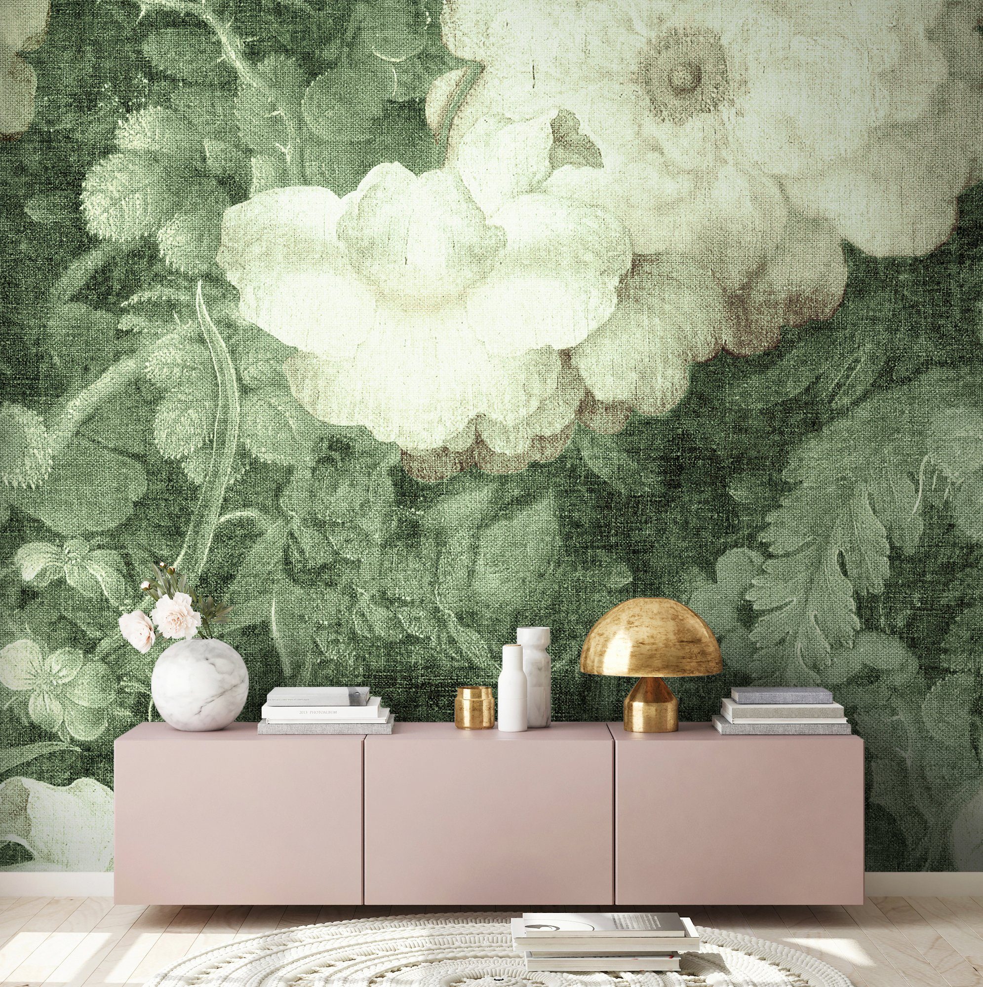 Architects Paper Fototapete Atelier 47 Art Blossom 2, glatt, floral, (4 St), Vlies, Wand, Schräge, Decke