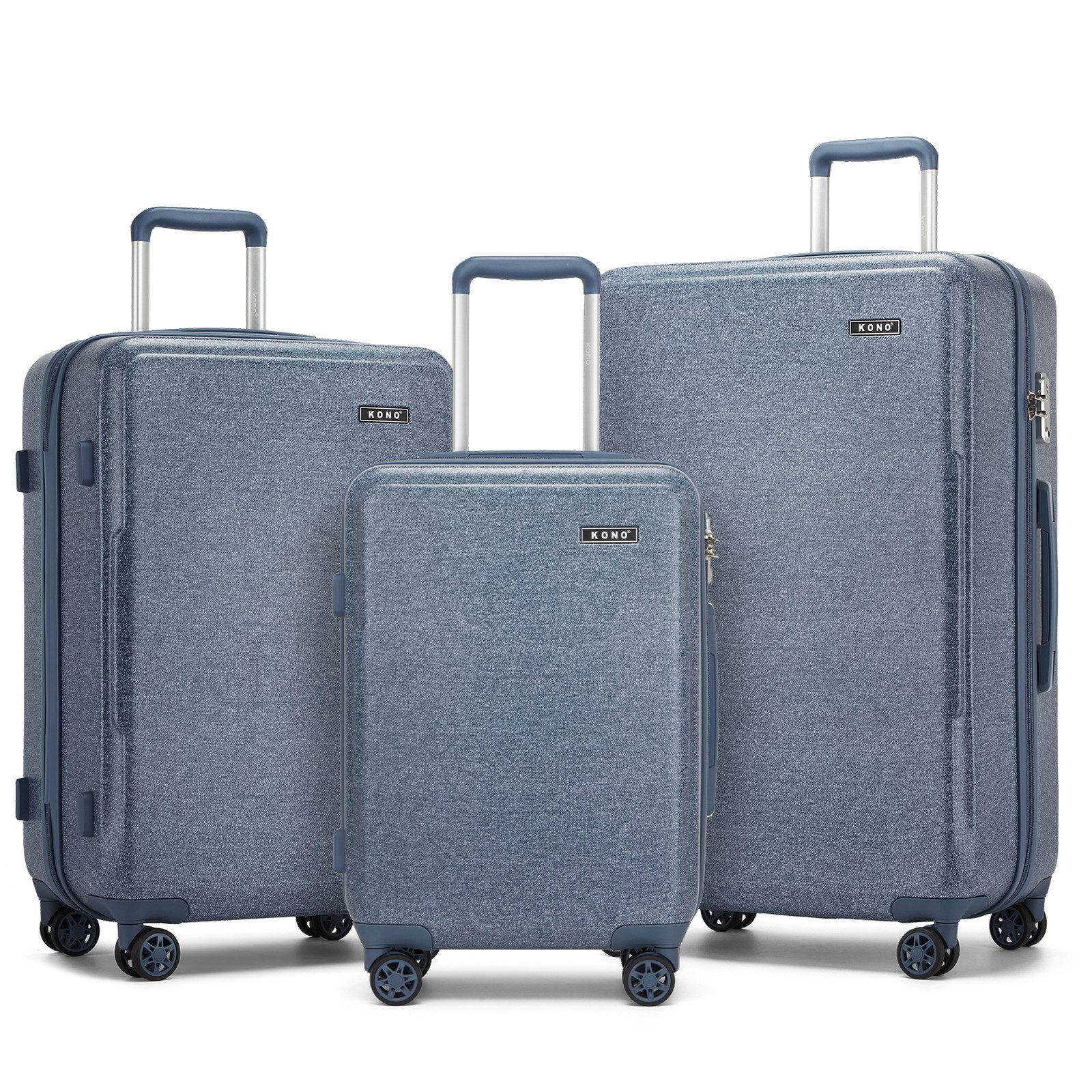 KONO Handgepäck-Trolley Koffer, PC + ABS günstig online kaufen