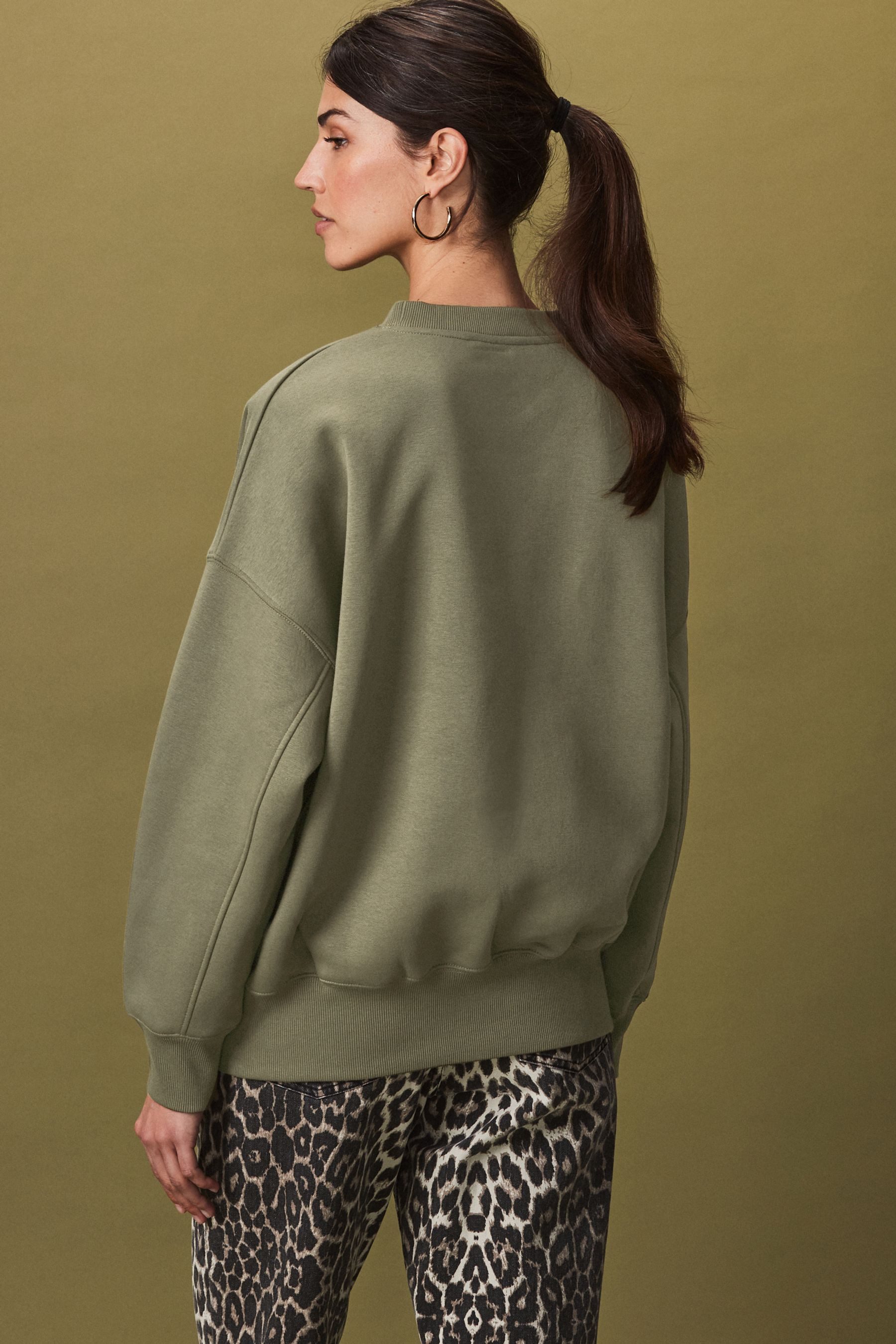 Next Longsweatshirt Dickes angerautes Sweatshirt mit günstig online kaufen
