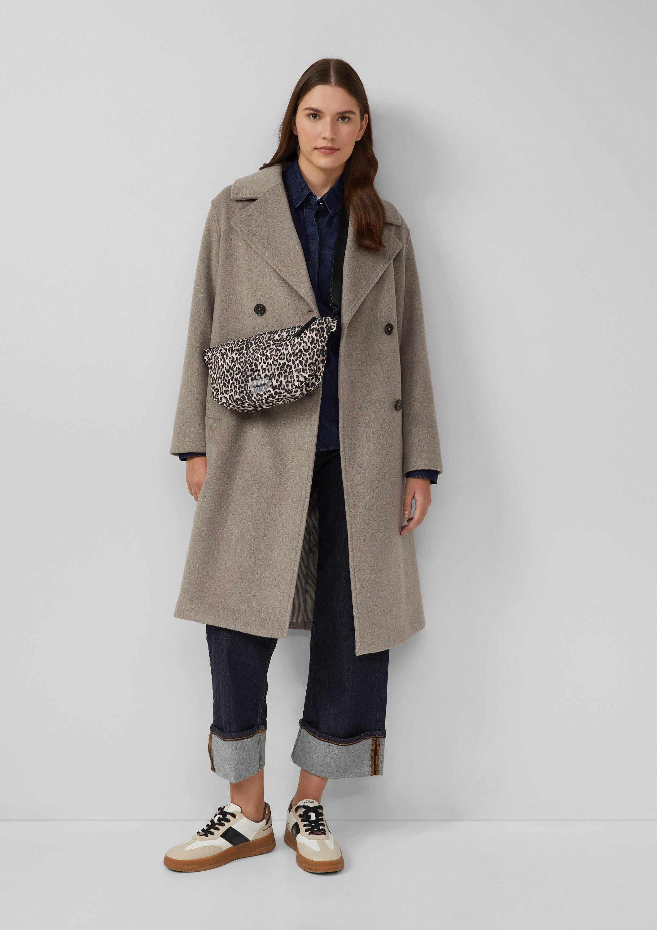 s.Oliver Gürteltasche Tasche, Crossbody Bag mit Leo-Print