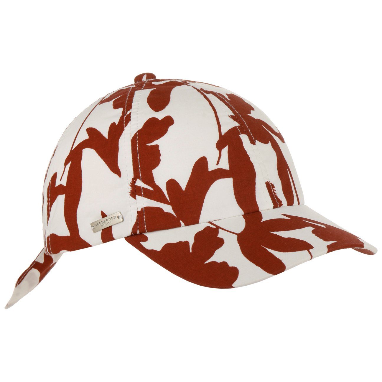 (1-St) Baseball Damencap mit Schirm Seeberger rot Cap