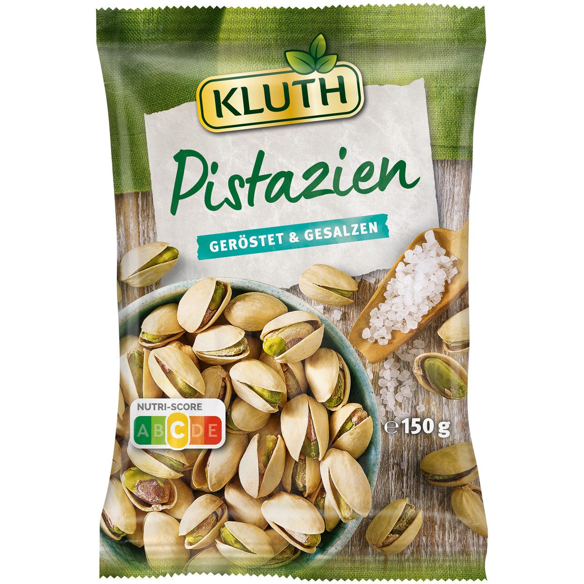 KLUTH Knabberei, Kluth Pistazien geröstet und leicht gesalzen Premium Qualität 150g