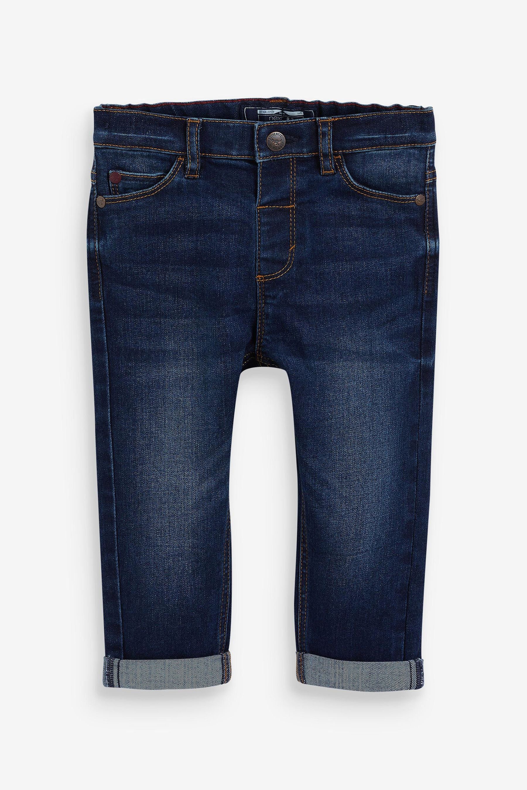(1-tlg) Next aus Indigo Bequemstretch Jeans Blue Stretch-Jeans