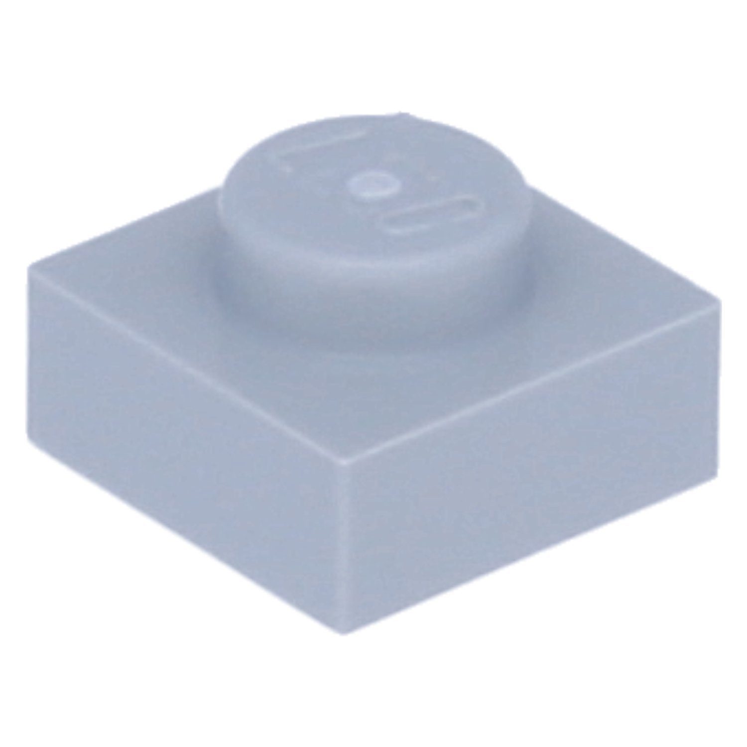 1000 Stück Bauplatten, 1x1, Dunkelgrau Spielbausteine