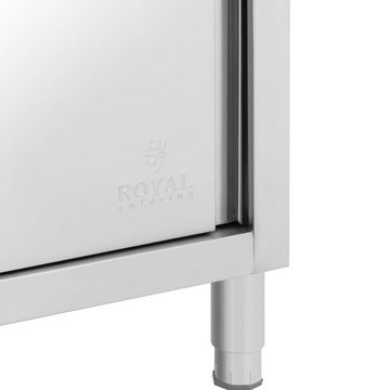 Royal Catering Waschbecken Spülenschrank - 1 Becken - Royal Catering - Edelstahl - 400x400x300mm