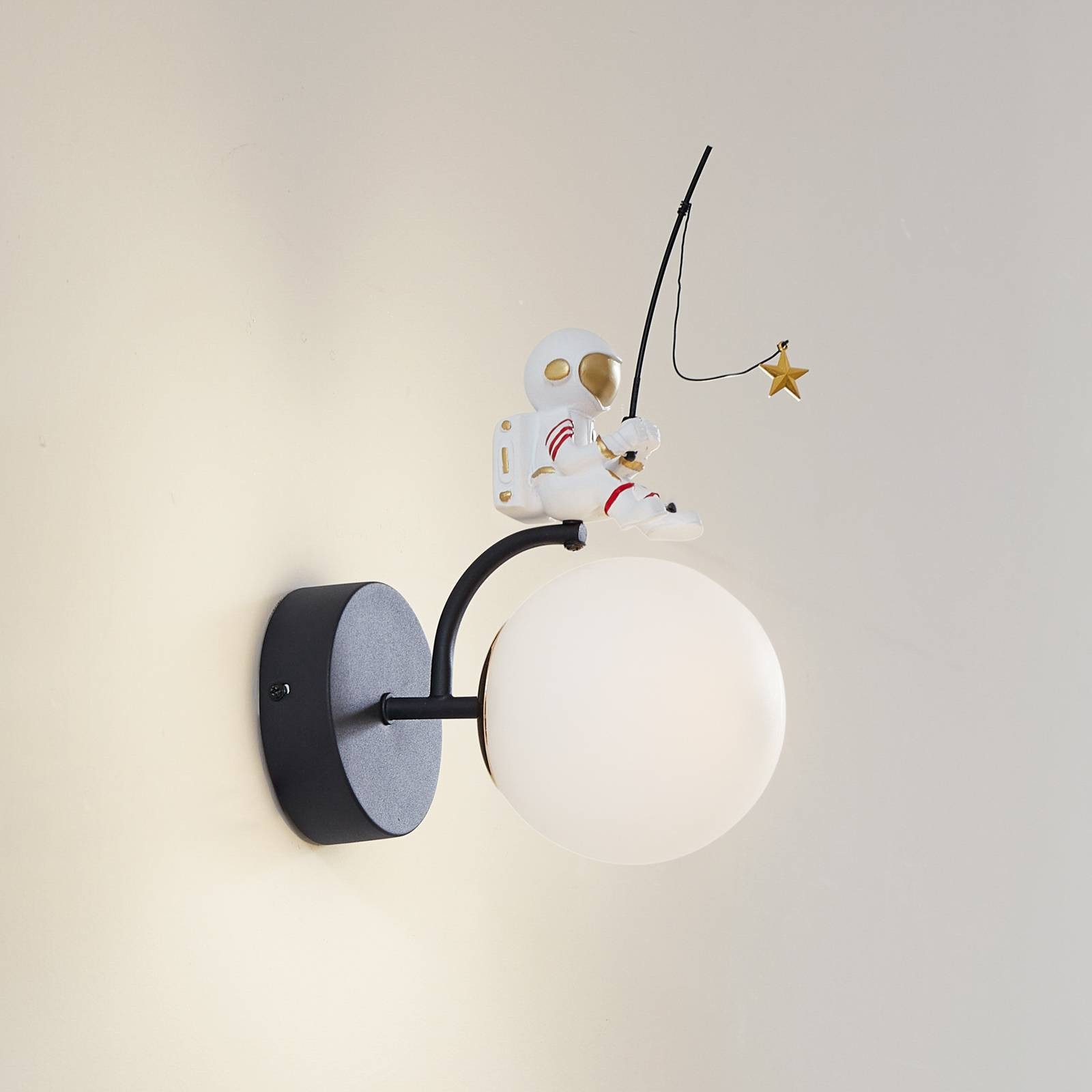 Lindby Wandleuchte Kosmo, LED, Kunststoff Weiß günstig online kaufen