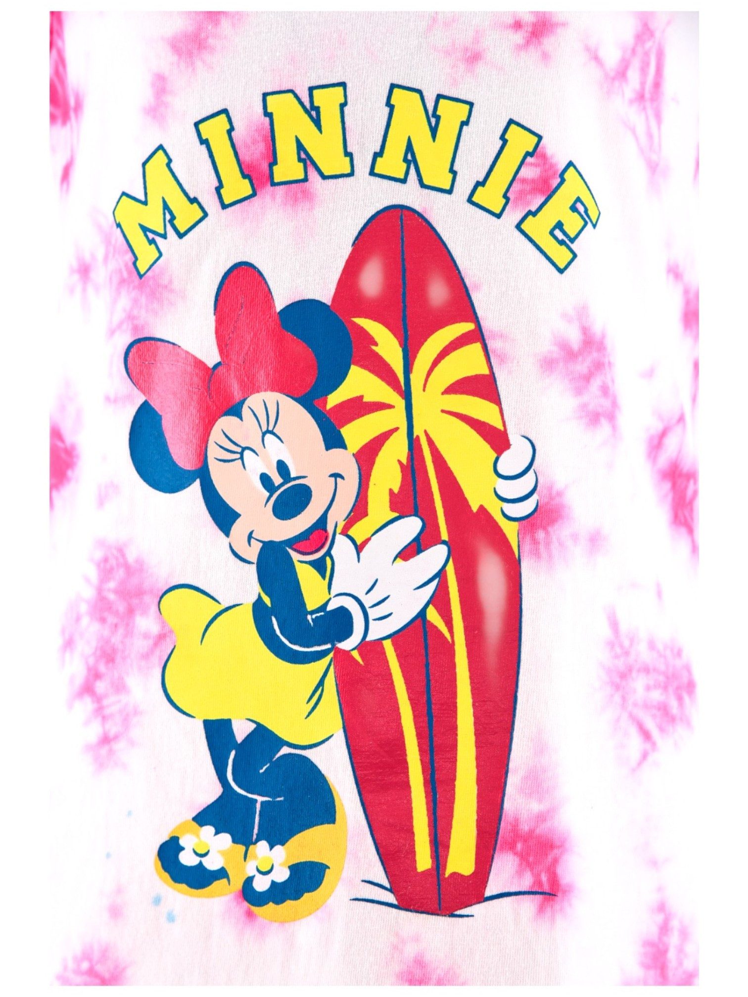 Disney Minnie Mouse Sommerkleid Minnie Maus Mädchen Jerseykleid Gr. 98-128 cm