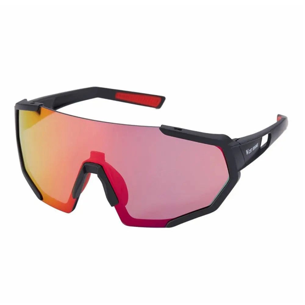 Sport-Knight® Sportbrille Sport-Sonnenbrille mit UV400 & polarisierten Gläsern, HD-Sicht