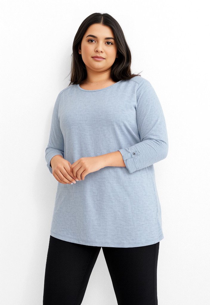 ONLY CARMAKOMA 3/4-Arm-Shirt CARSLUB 3/4 O-NECK günstig online kaufen