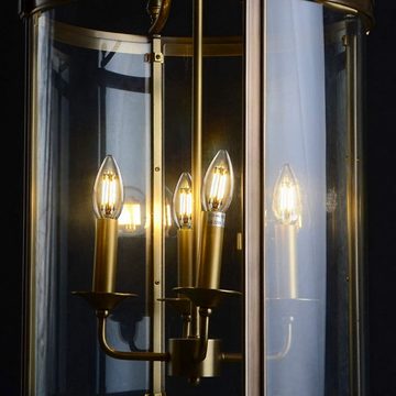 ZMH LED-Leuchtmittel LED Edison Glühbirne Vintage Kronleuchter Kerzenlampe Antike, E14, 6 St., Warmweiß