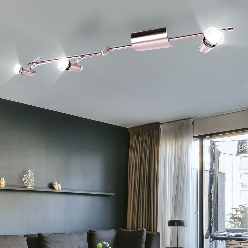 etc-shop LED Deckenleuchte, Leuchtmittel inklusive, Esszimmerlampe Spotleiste Deckenleuchte Deckenlampe Warmweiß