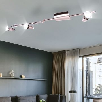 etc-shop LED Deckenleuchte, Leuchtmittel inklusive, Warmweiß, Deckenleuchte Spotleiste Esszimmerlampe Deckenlampe