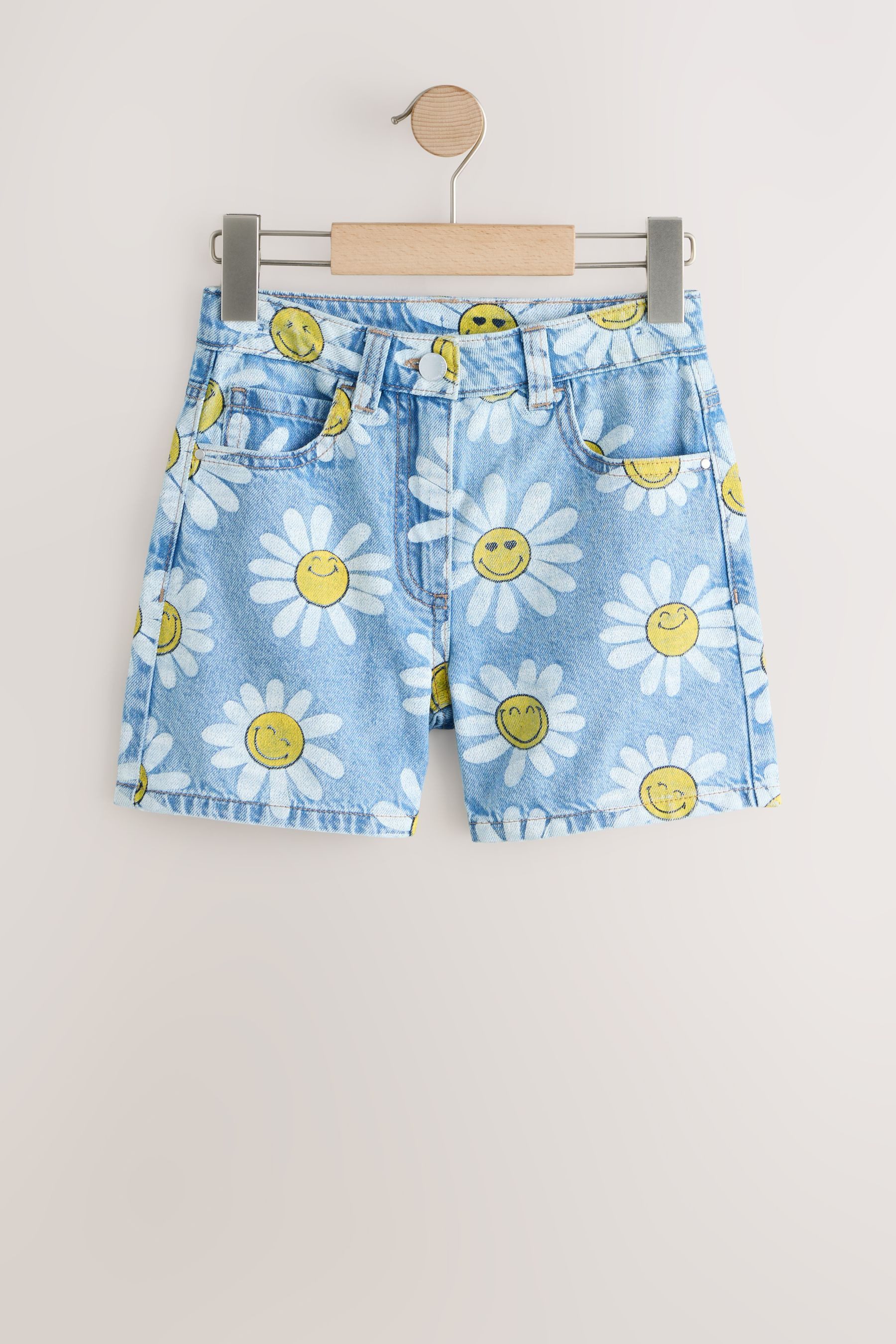 Next Jeansshorts Daisy Denim-Shorts, SmileyWorld® (1-tlg)