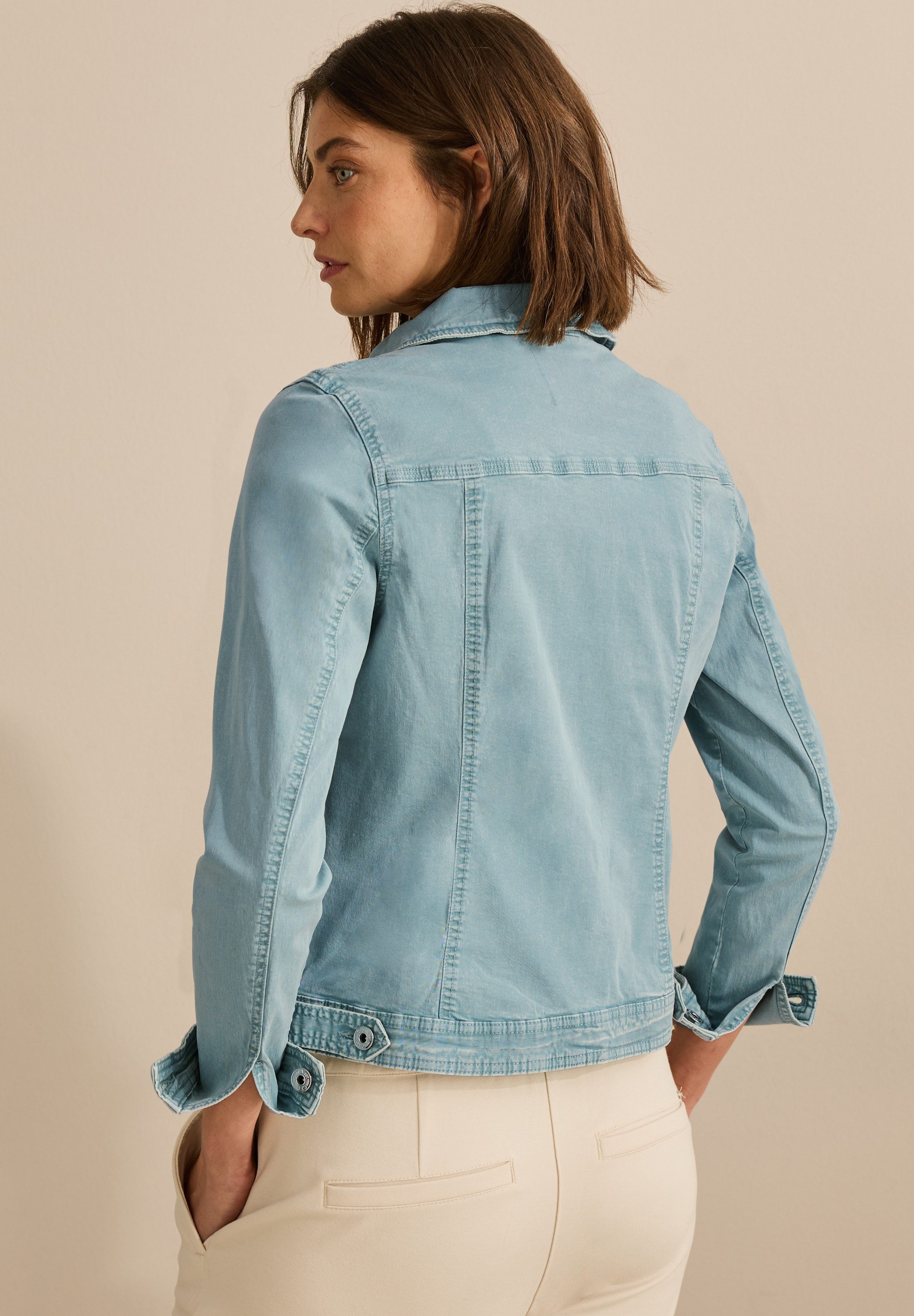 CECIL Jeansjacke mit Hemdkragen günstig online kaufen