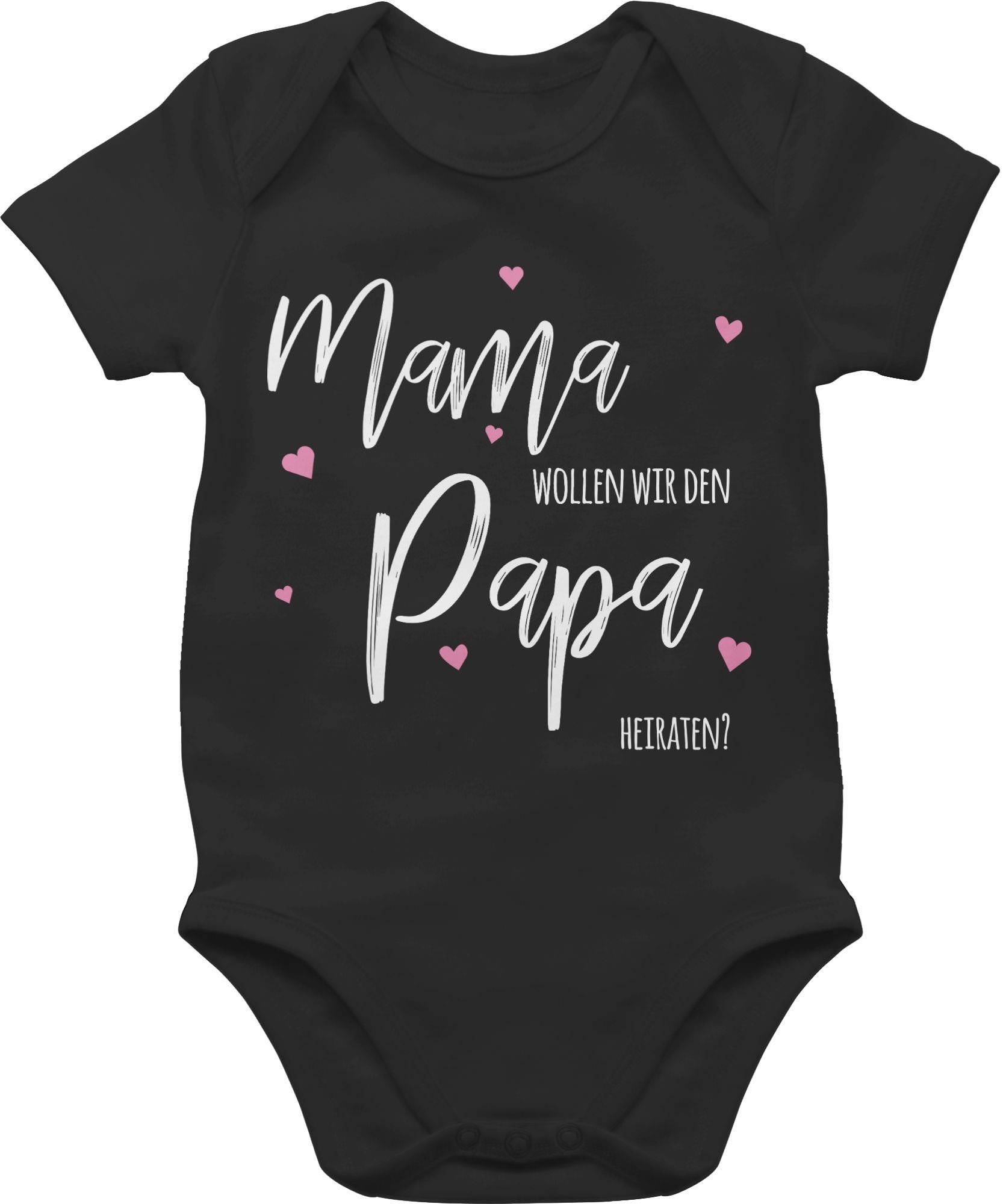 Shirtracer Shirtbody »Mama wollen wir Papa heiraten Statement Sprüche