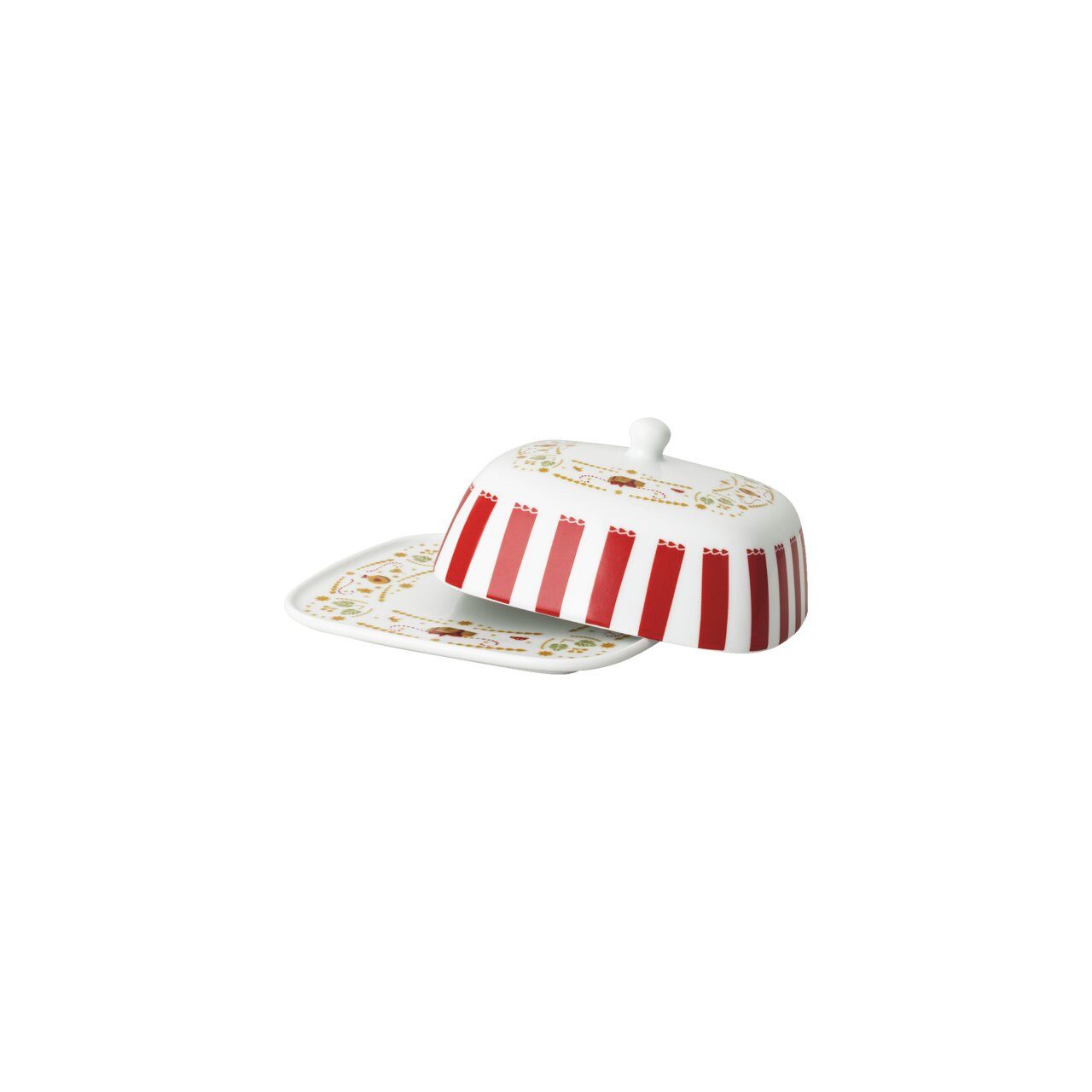 Hutschenreuther Christbaumschmuck Christmas Love red, Butterdose 250 g, Hutschenreuther 2026