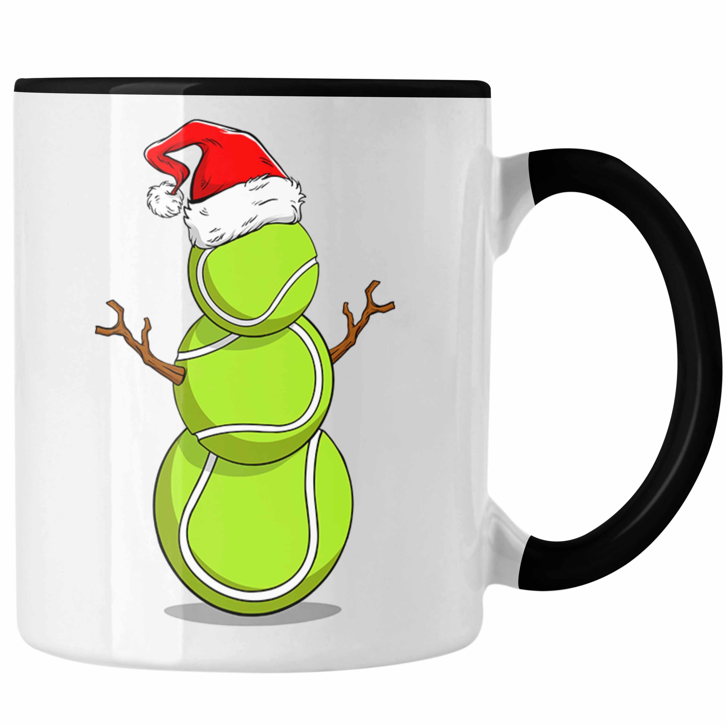 Trendation Tasse Trendation - Tennis Weihnachten Tasse Geschenk Tennisspieler Geschenki