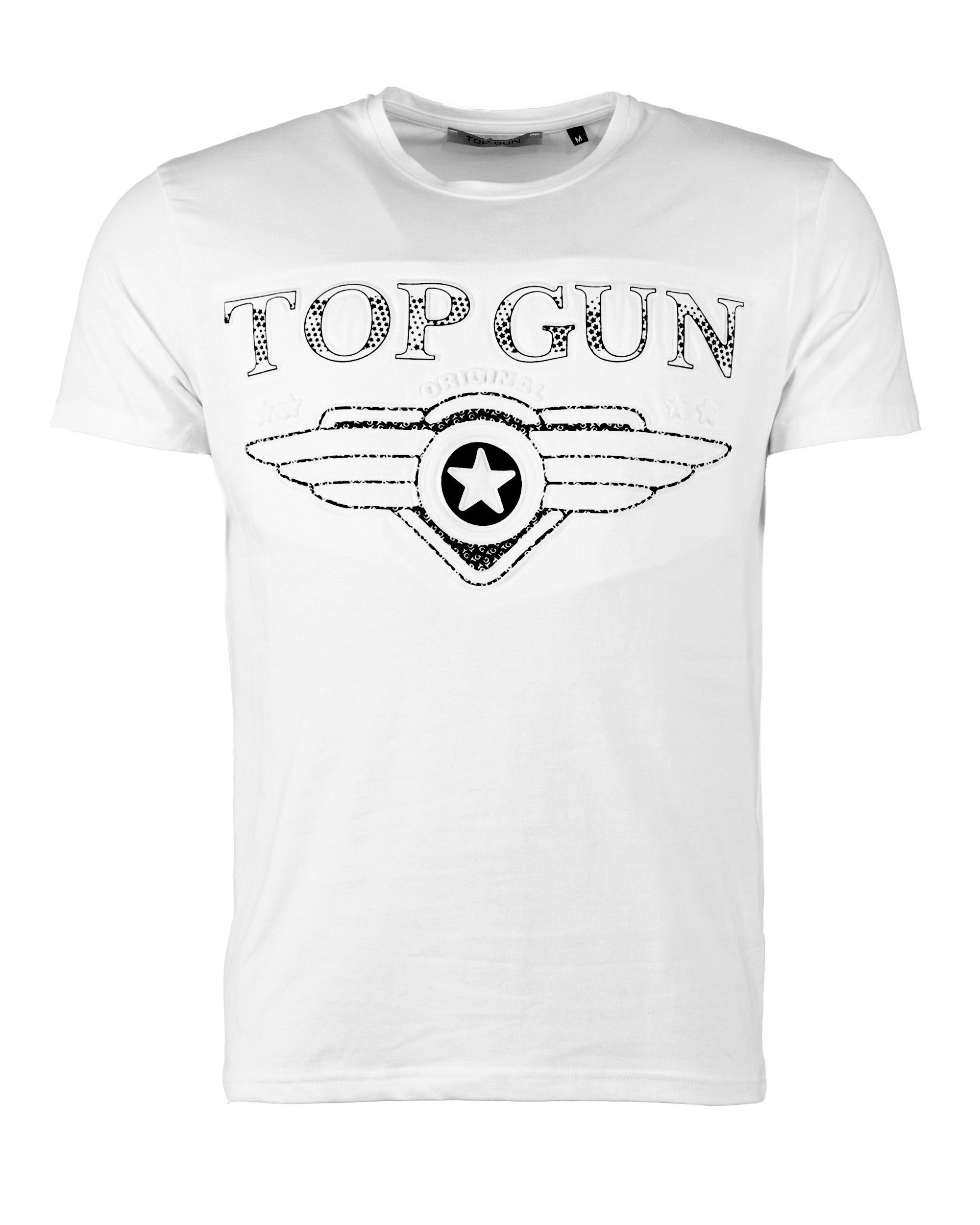 TOP GUN T-Shirt Bling4U TG20193017 white | T-Shirts