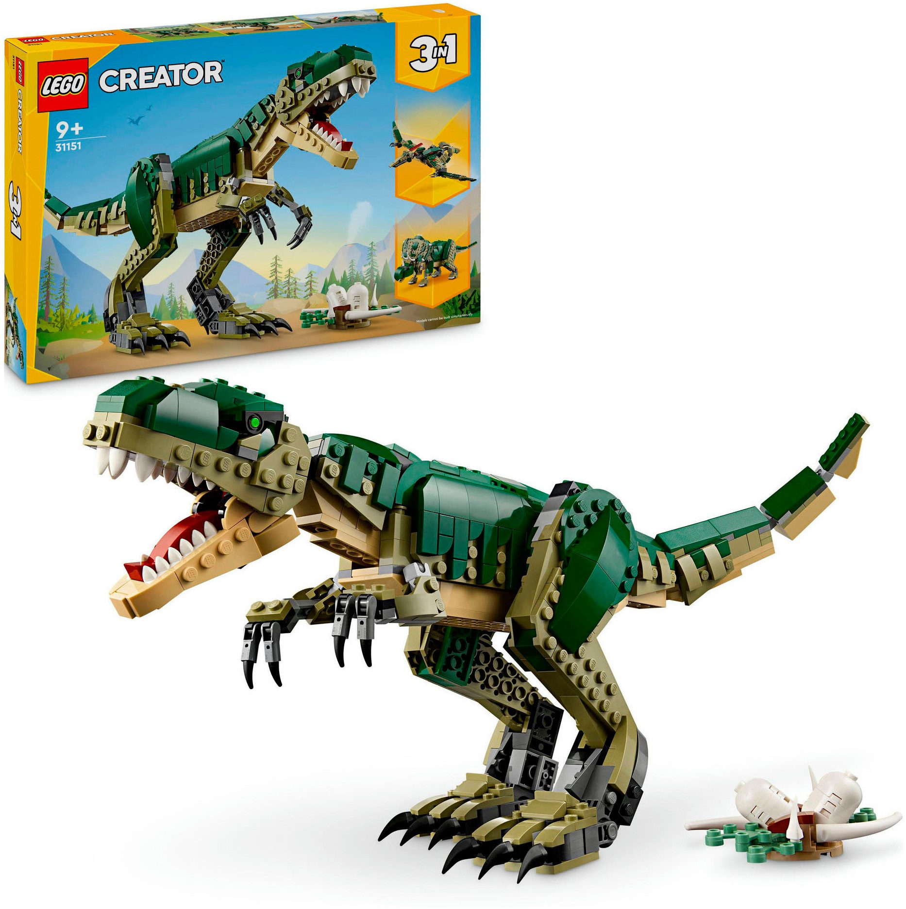 LEGO® T.Rex (31151), LEGO Creator 3in1 Konstruktionsspielsteine, (626 St), günstig online kaufen