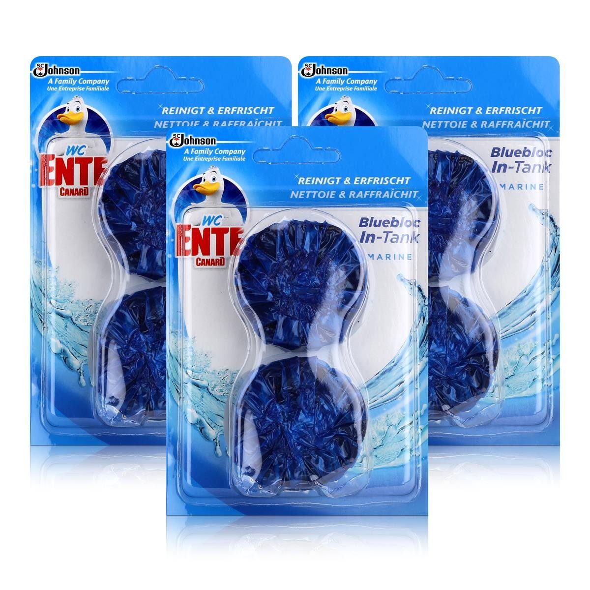 WC Ente Bluebloc In-Tank Marine 2x50g WC-Frische (3er Pack) WC-Reiniger
