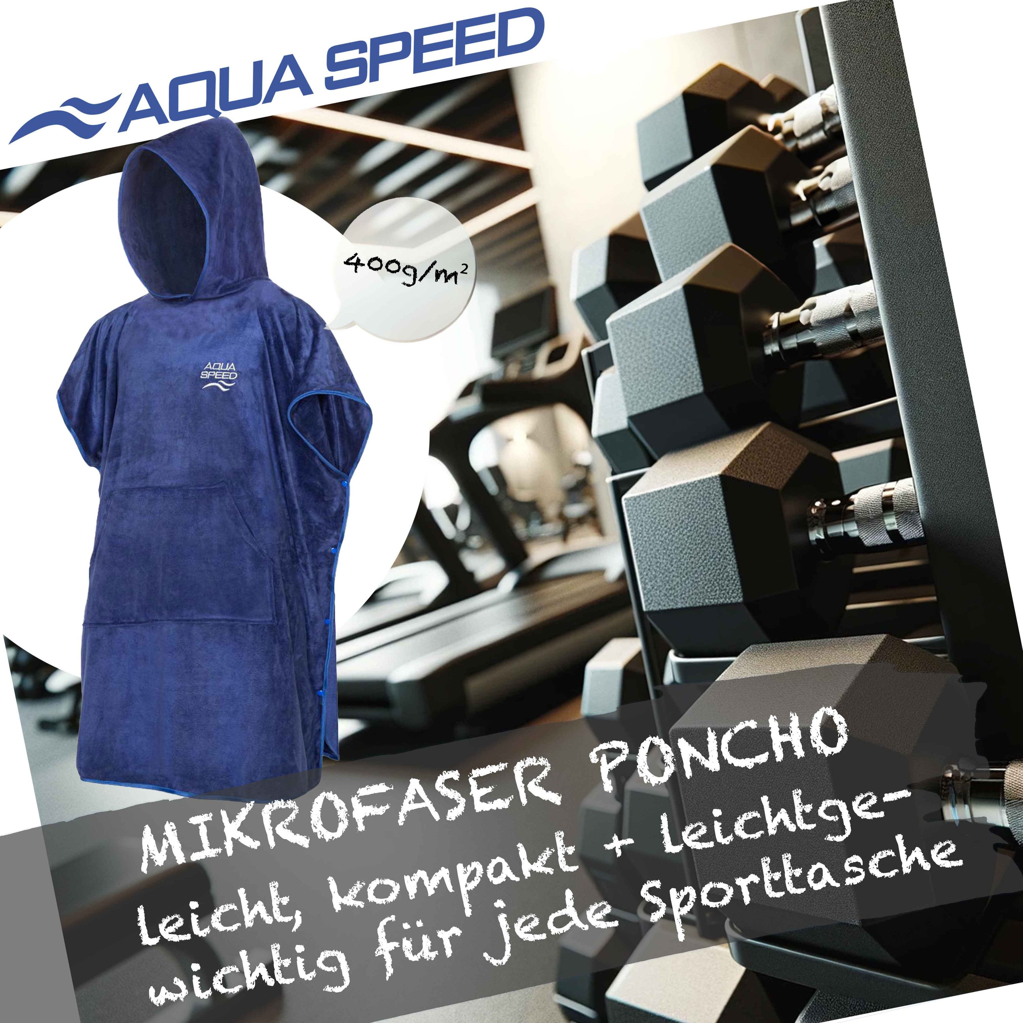 Aqua Speed Kapuzenhandtuch Mikrofaser Kaputzen Handtuch günstig online kaufen