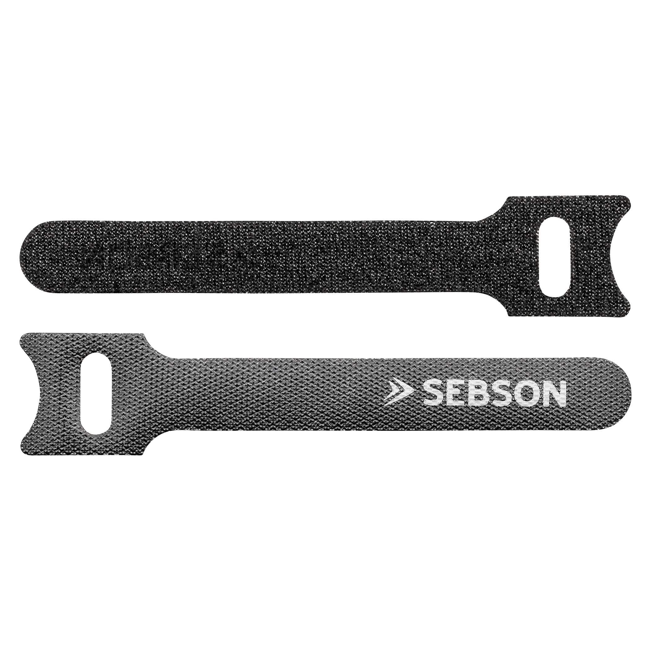 SEBSON Kabelbinder Kabelbinder wiederverschließbar 50er Set - 25cm/ 15cm/ 10cm Länge – Bild 3 von 5