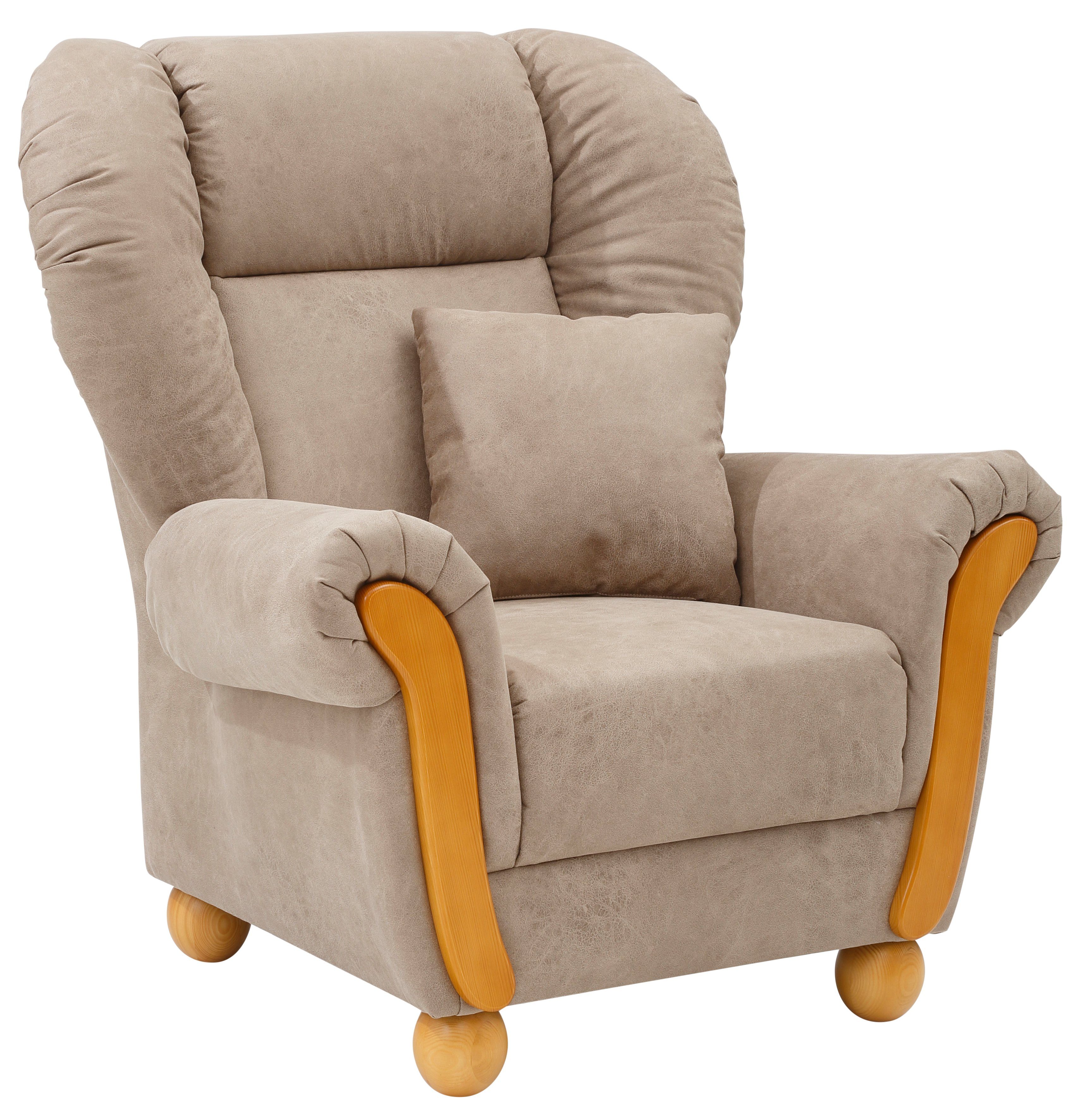 Home affaire Loungesessel Milano Vintage, Hochlehnsessel, Ohrensessel, hohe günstig online kaufen