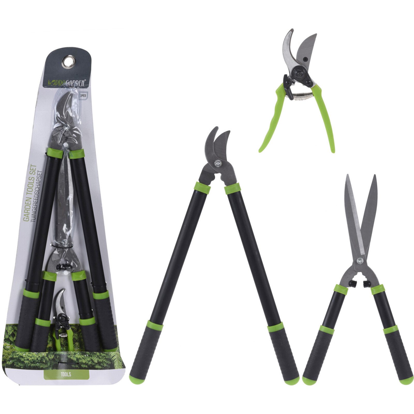 Koopman Gartenschere 3 tlg. Arbeitswerkzeug Garten Set Bäume Pflanzen, (Set günstig online kaufen