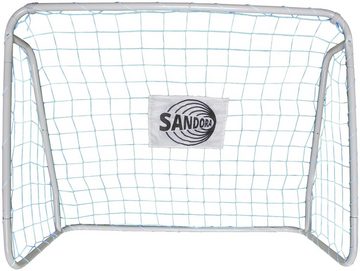 SANDORA Fußballtor Sandora (Set, 2 St), 124x96x61cm mit blauem Netz
