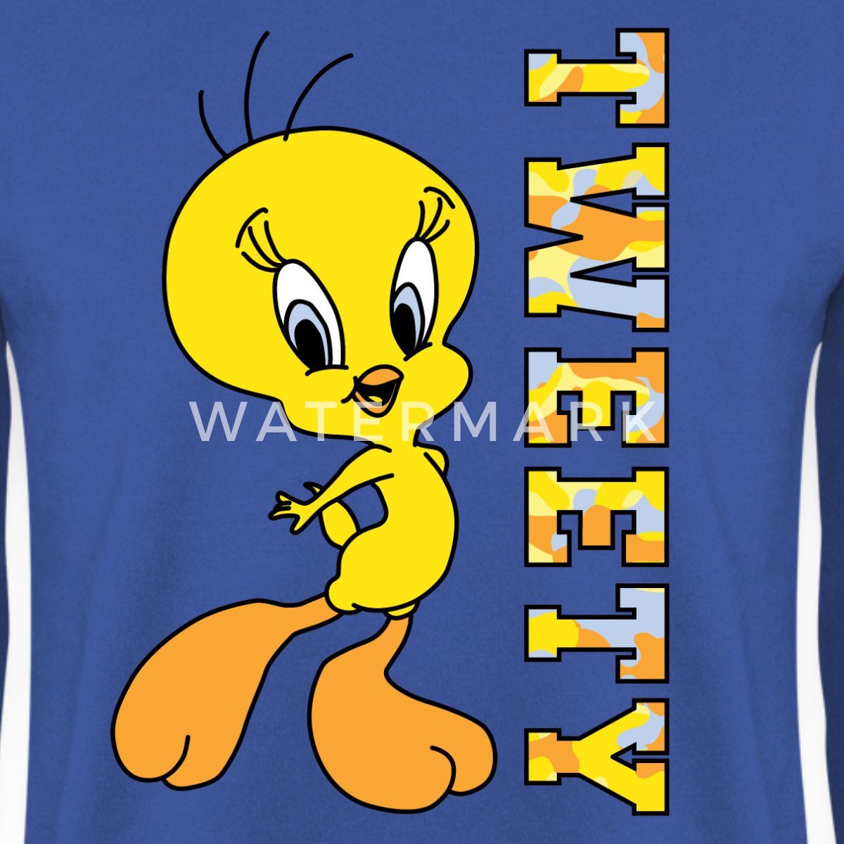 Spreadshirt Sweatshirt Looney Tunes Tweety Camouflage günstig online kaufen