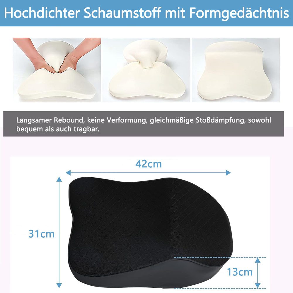 NUODWELL Nackenkissen Weichheit Auto Kopfstütze Kissen zum Fahren mit verst günstig online kaufen