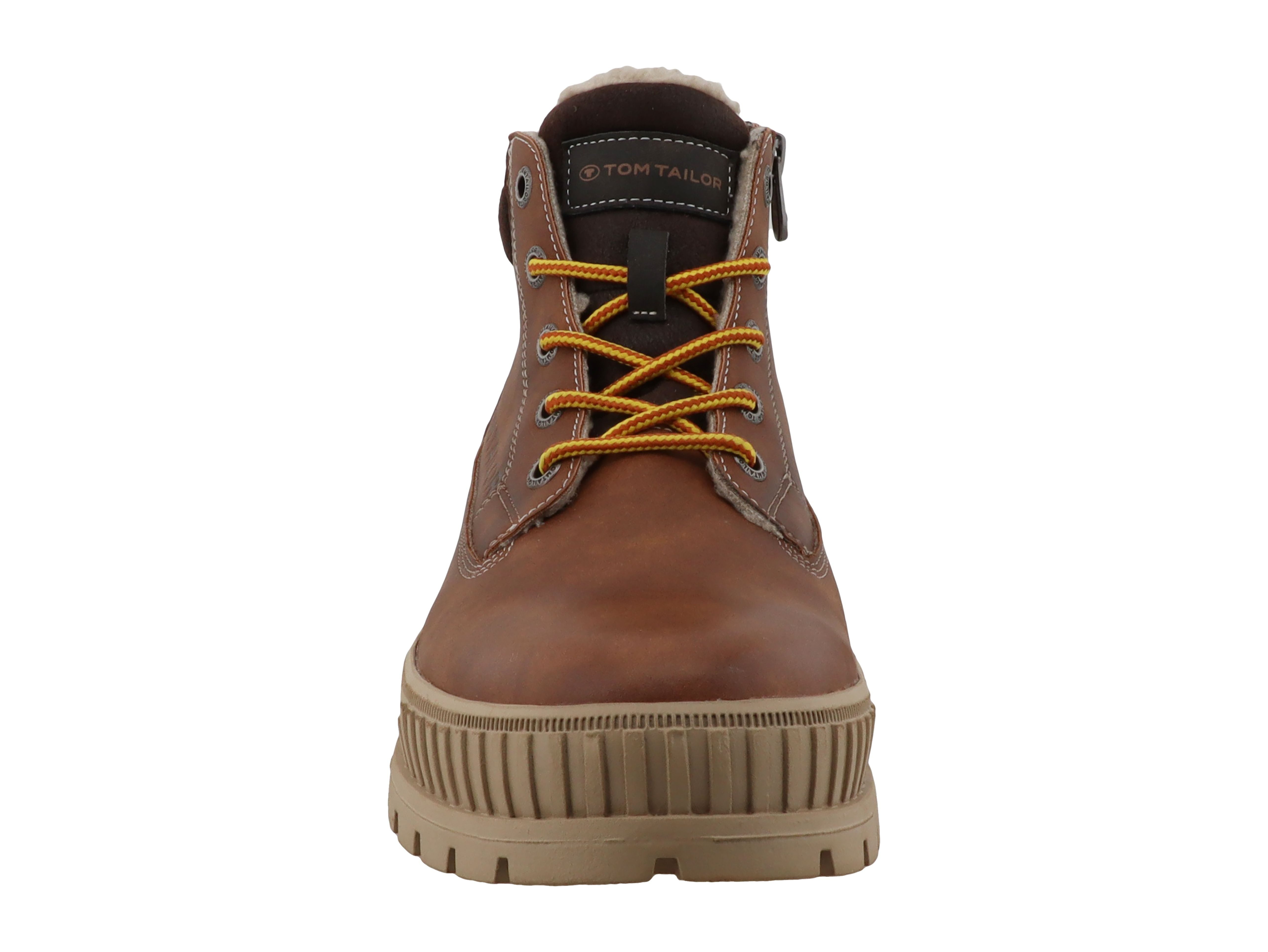 TOM TAILOR Winterboots Schnürboots mit Kontrastbesatz und Logoprägung – Bild 4 von 5