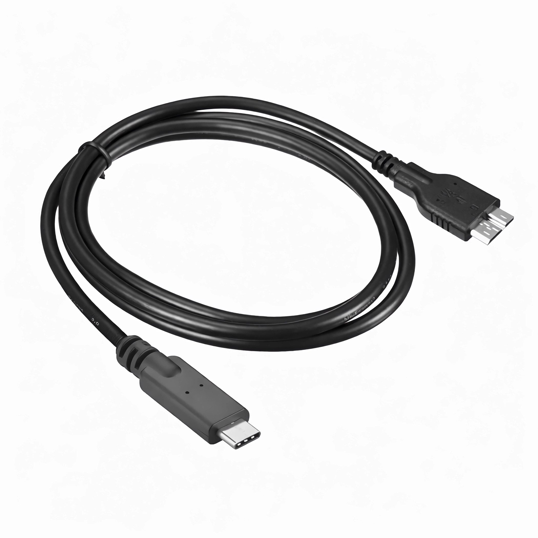 Bolwins H68 USB Typ C auf USB 3.0 micro B Stecker Kabel Festplatte Adapter 1m USB-Kabel, USB 3.1 Typ C Stecker, beidseitig einsteckbar, moderner Standard für neue Geräte, USB 3.0 Micro-B Stecker, passend für externe Festplattengehäuse und USB-Endgeräte (100 cm), SuperSpeed Datenübertragung bis 5 Gbit/s, stabil und zuverlässig