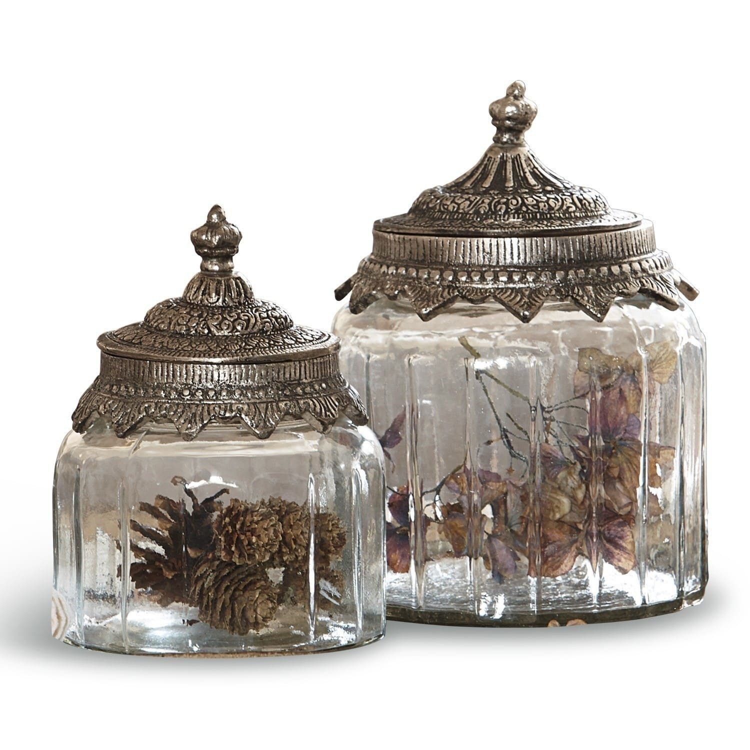 Mirabeau Dose Glasdosen 2er Set Laféline klar/silber