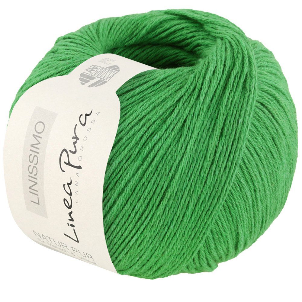 LANA GROSSA LINISSIMO Häkelwolle, 187 m (leichtes, locker verzwirntes Baumwoll-Leinengarn), 50 g