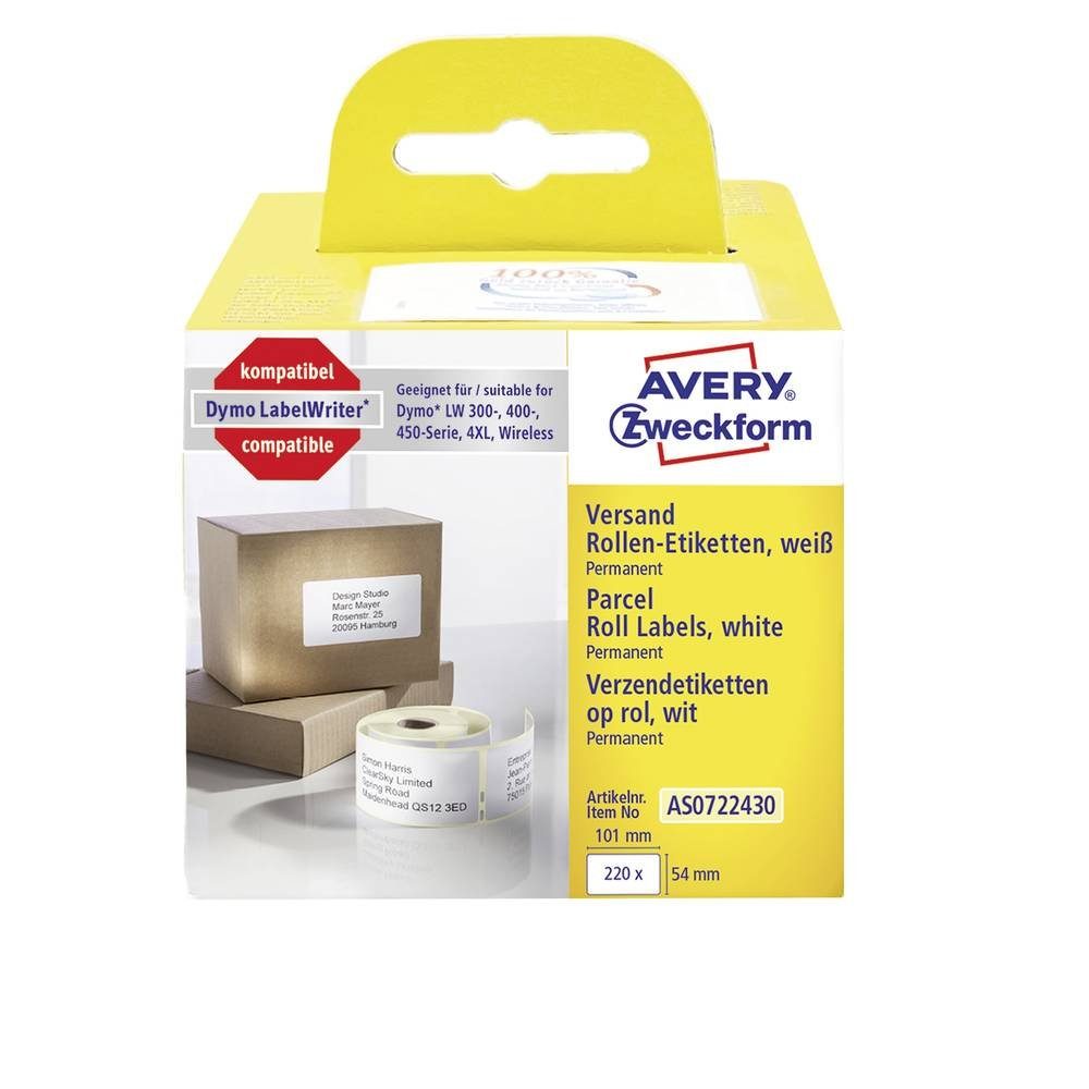 Thumbnail - Avery Zweckform Etiketten Avery Zweckform Rollen-Etiketten, Paketaufkleber