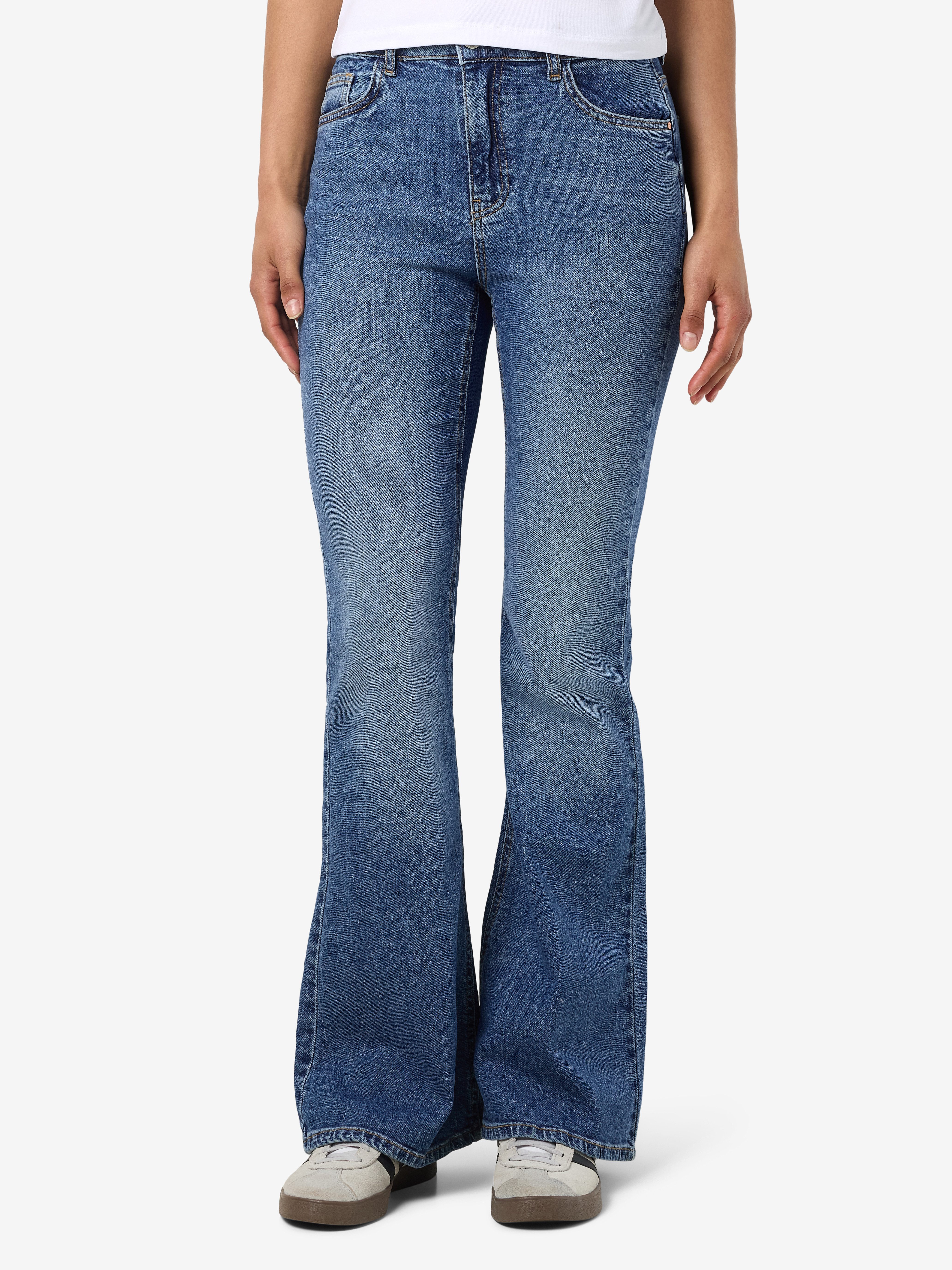 Noisy may Bootcut-Jeans NMKAREEN HW FLARE LEG JEANS AZ436MB NOOS günstig online kaufen