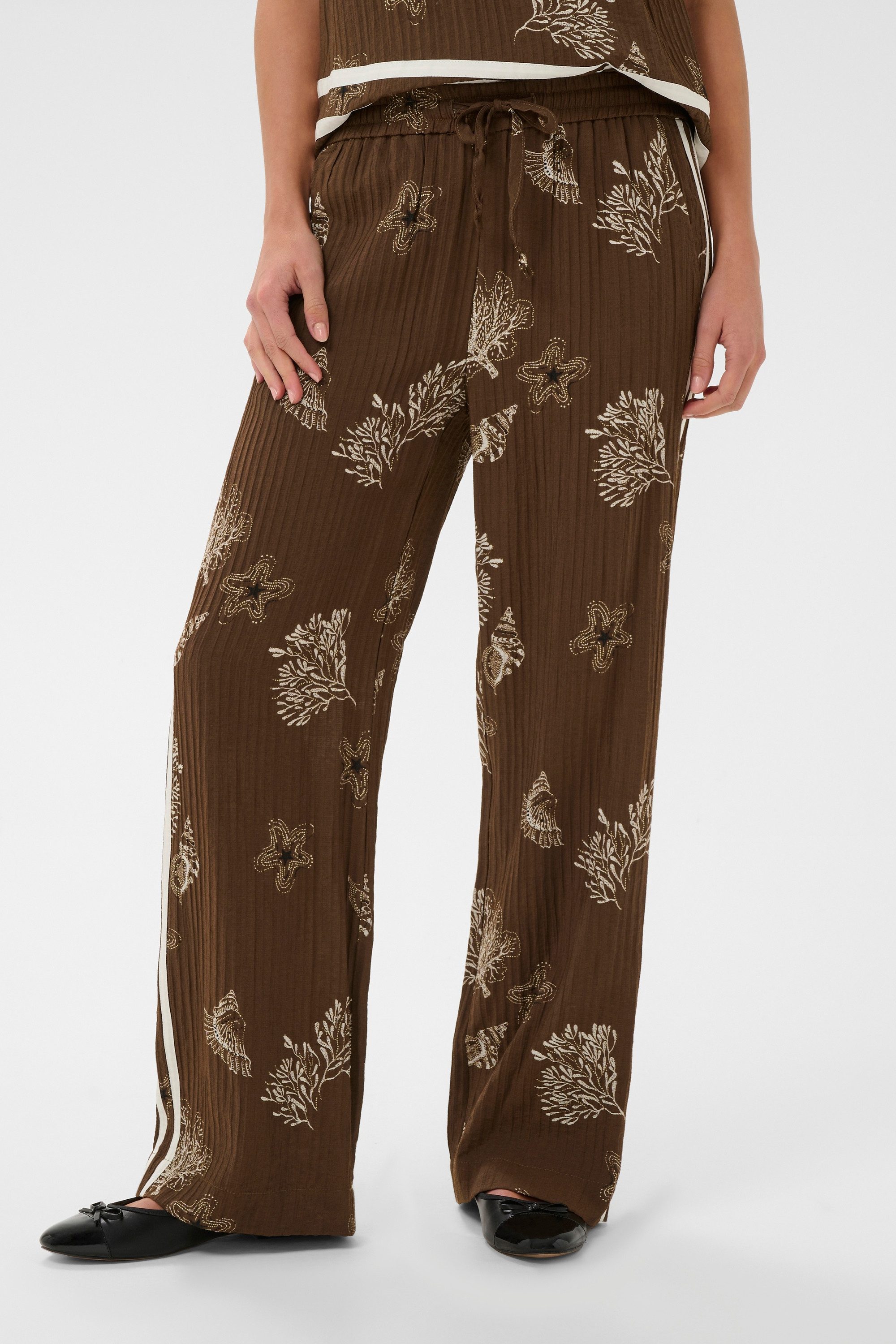 Saint Tropez Stoffhose Hose RosashellSZ