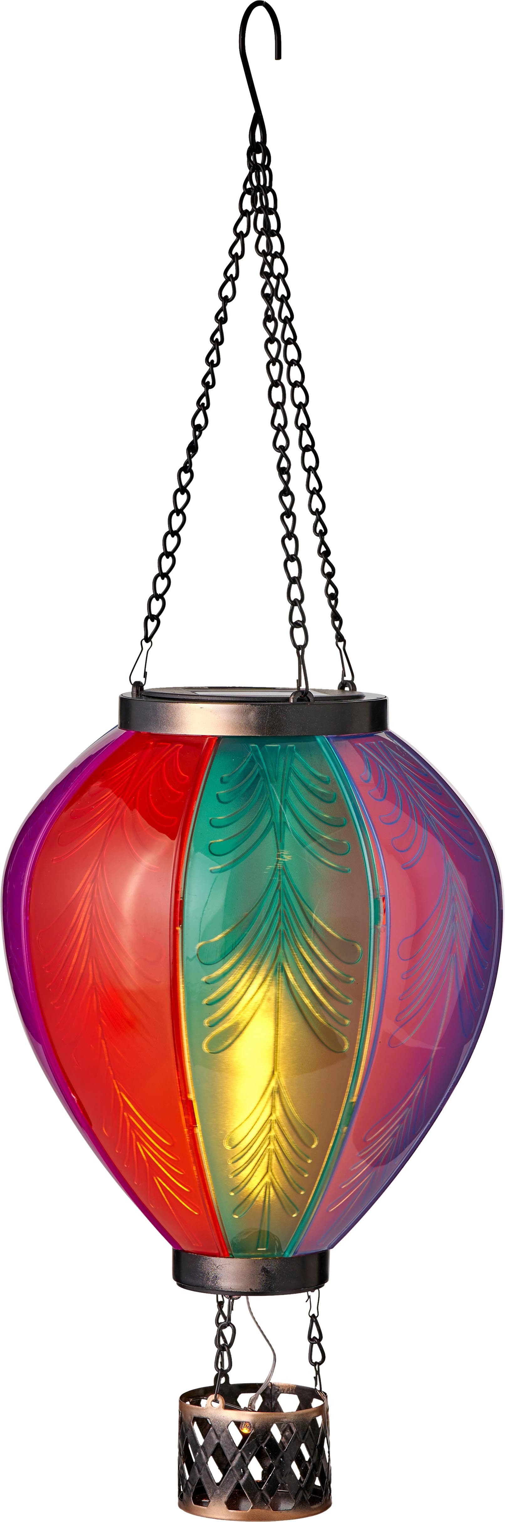 Northpoint LED Laterne Solar Heißluftballon Windlicht Dekoration 58cm Flamm günstig online kaufen