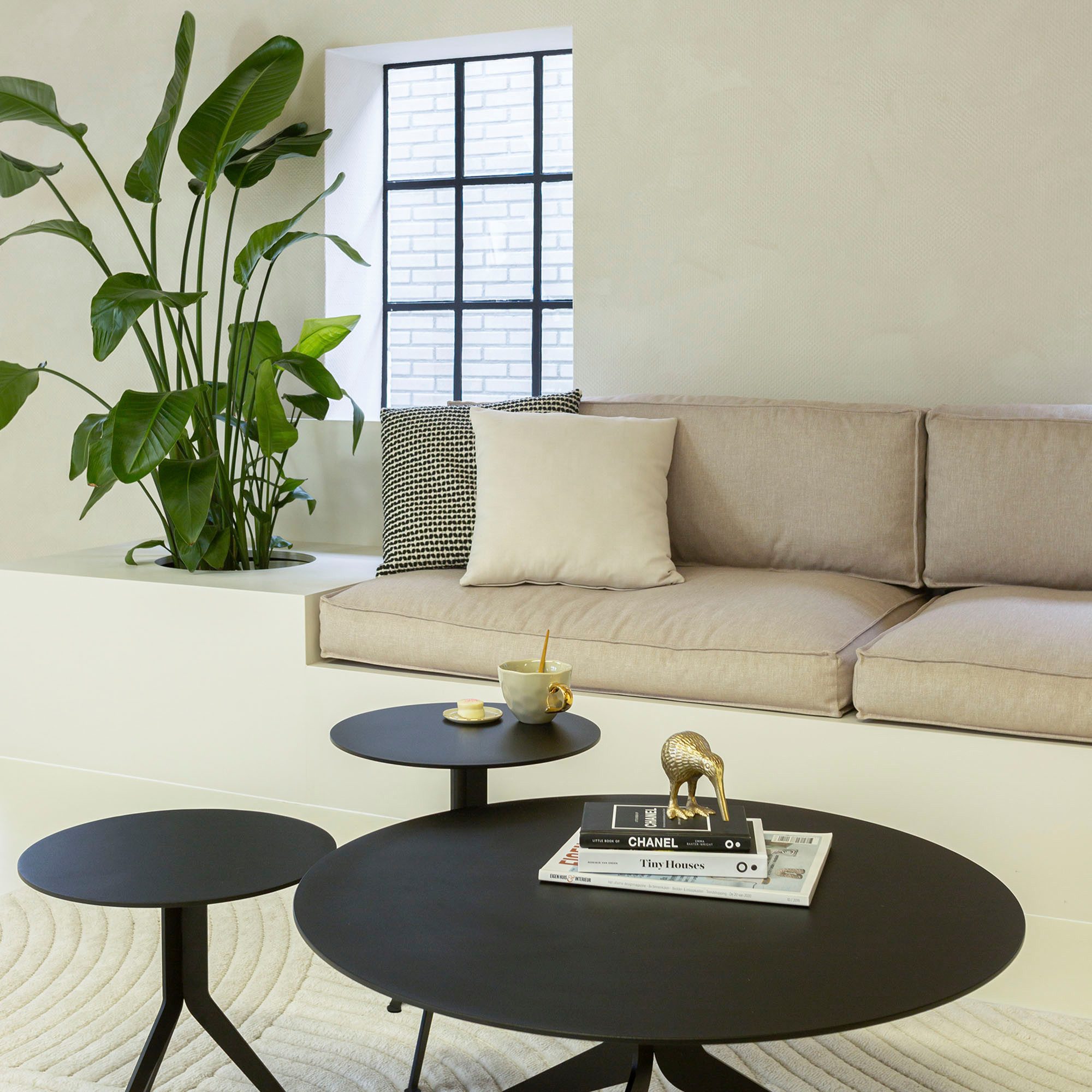 Spinder Design Couchtisch DALEY, Couchtisch aus Stahl