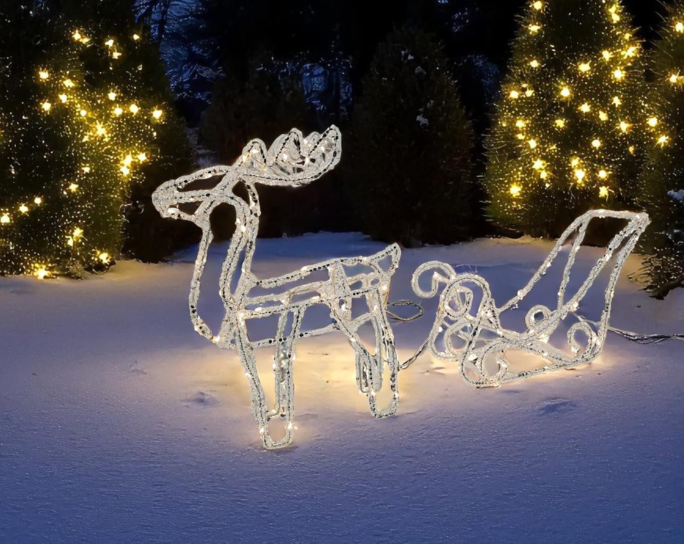 my home LED Dekofigur Bellot, Weihnachtsdeko, Beleuchtung, Timerfunktion, L günstig online kaufen